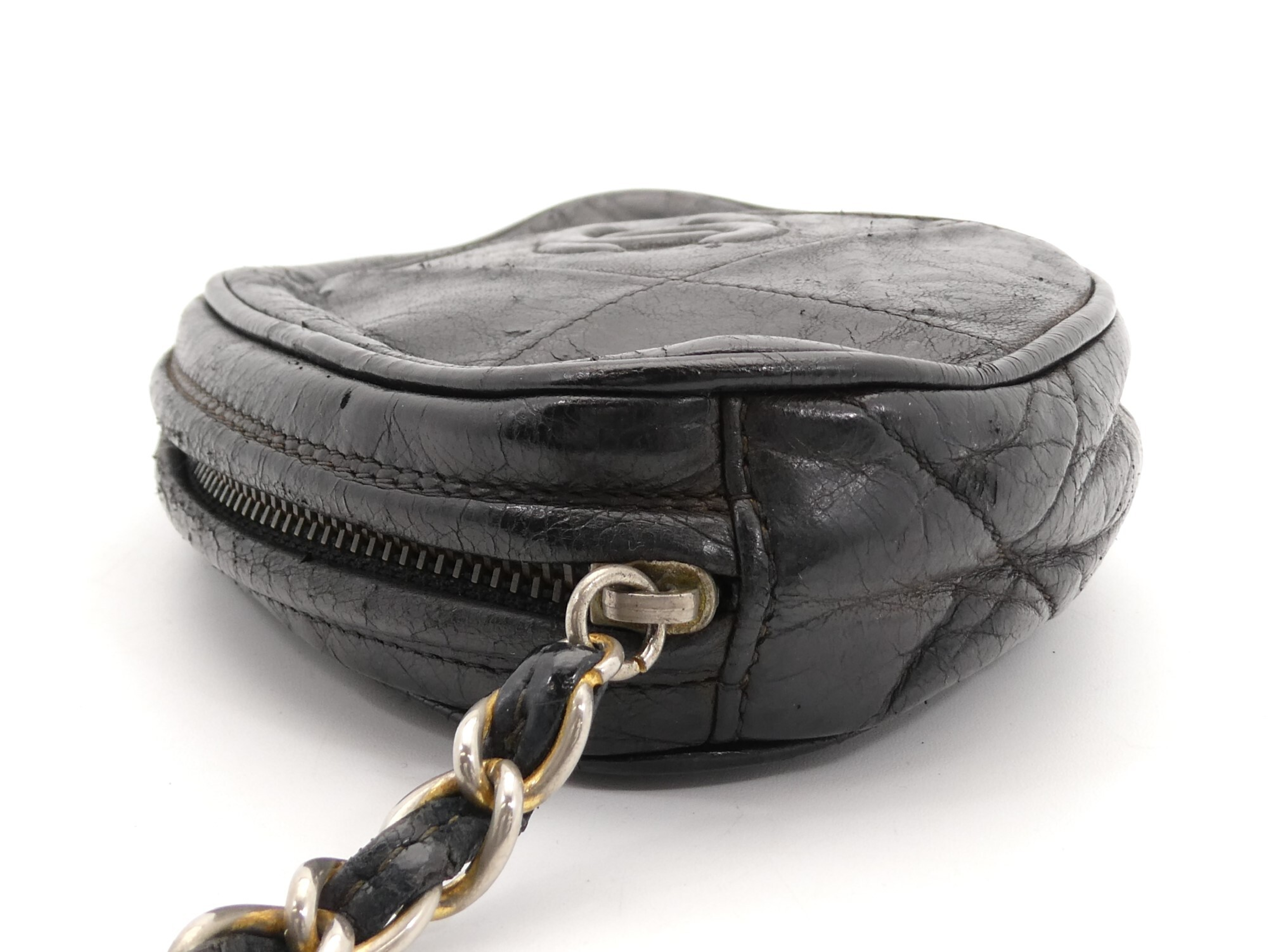 Matelassé Coco Mark Fringe Pouch — view 4