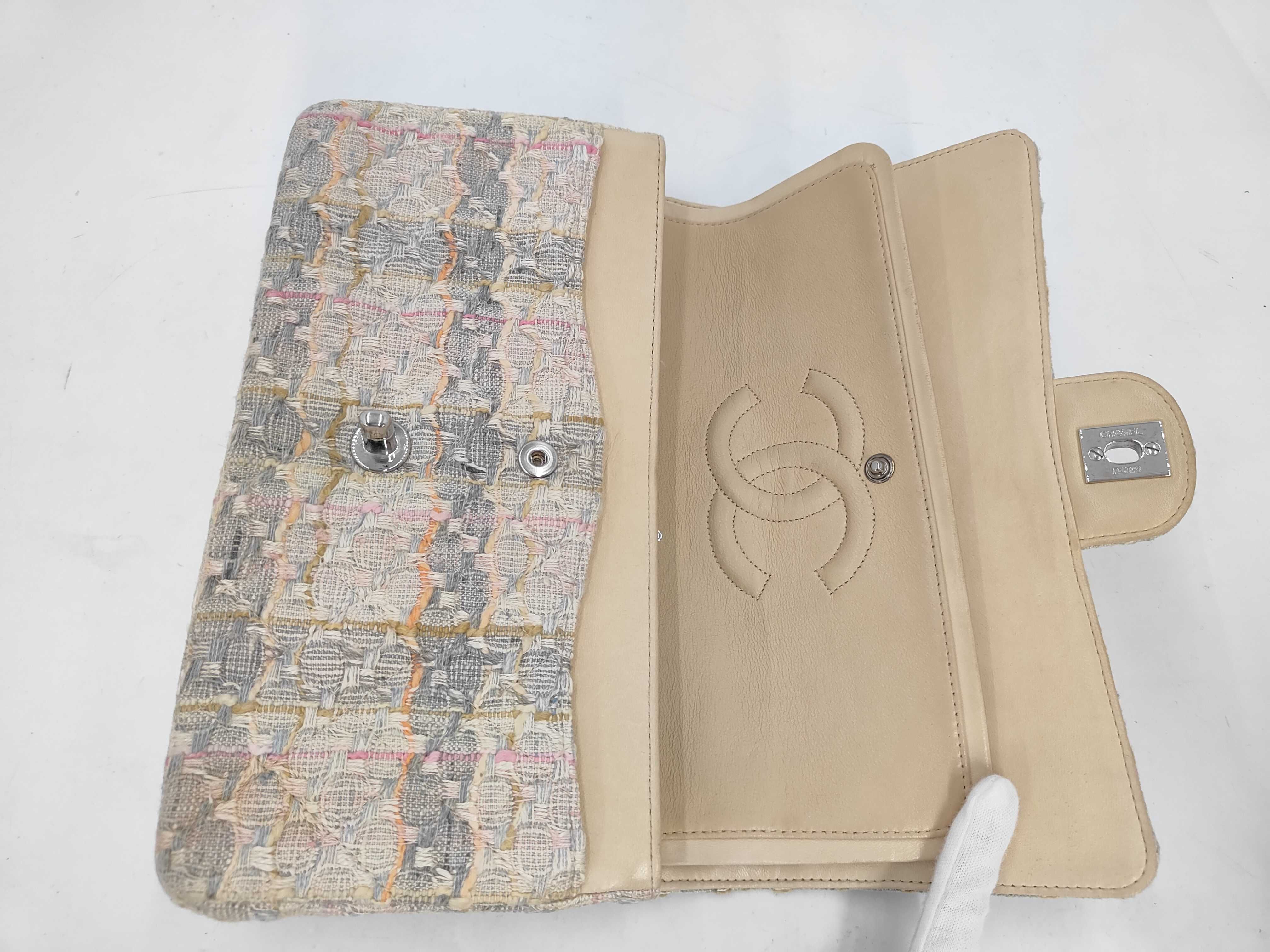 Matelassé Tweed Shoulder Bag — view 8