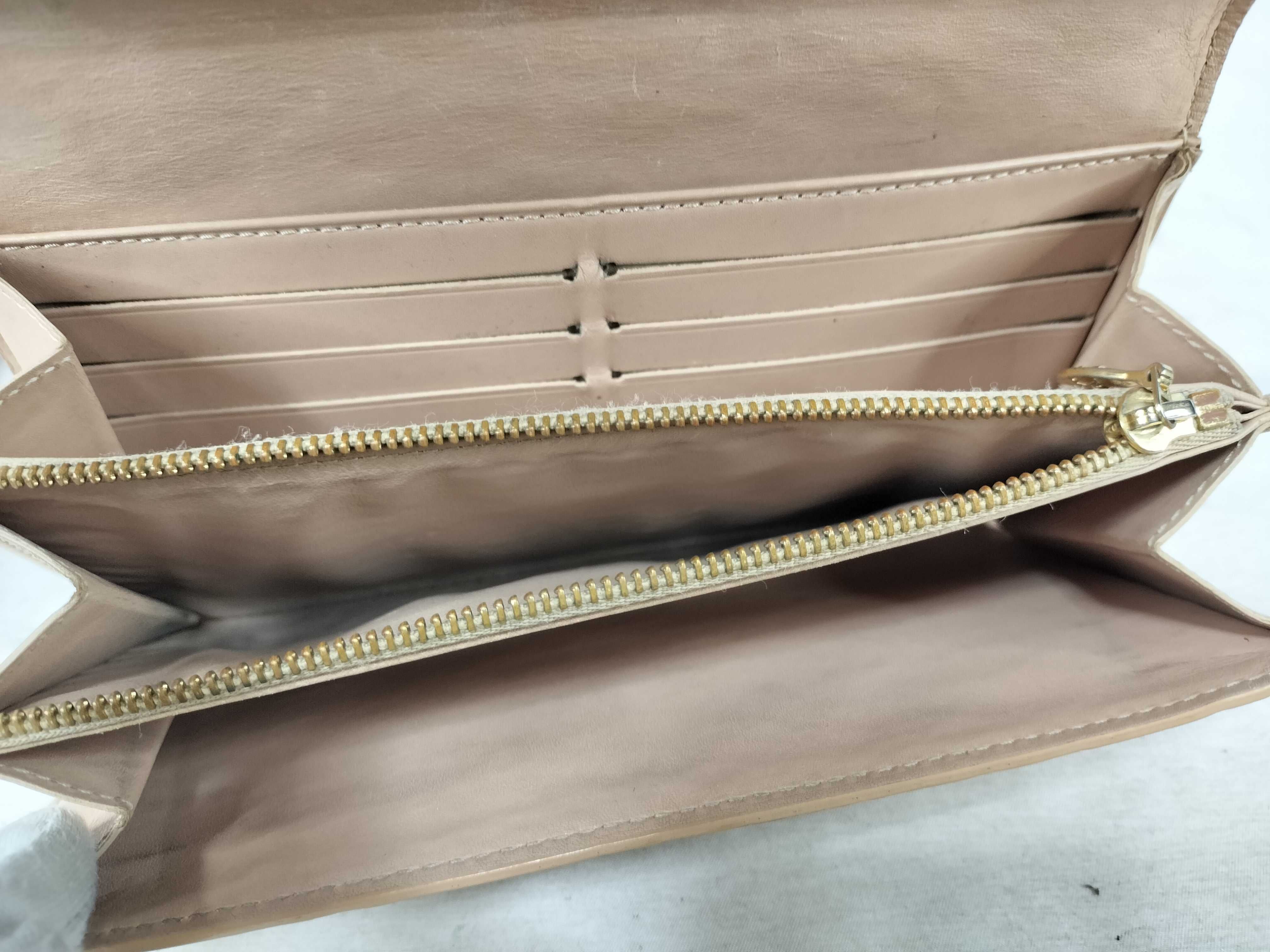 Vernis LV Wallet Portefeuille Sarah Beige — view 12