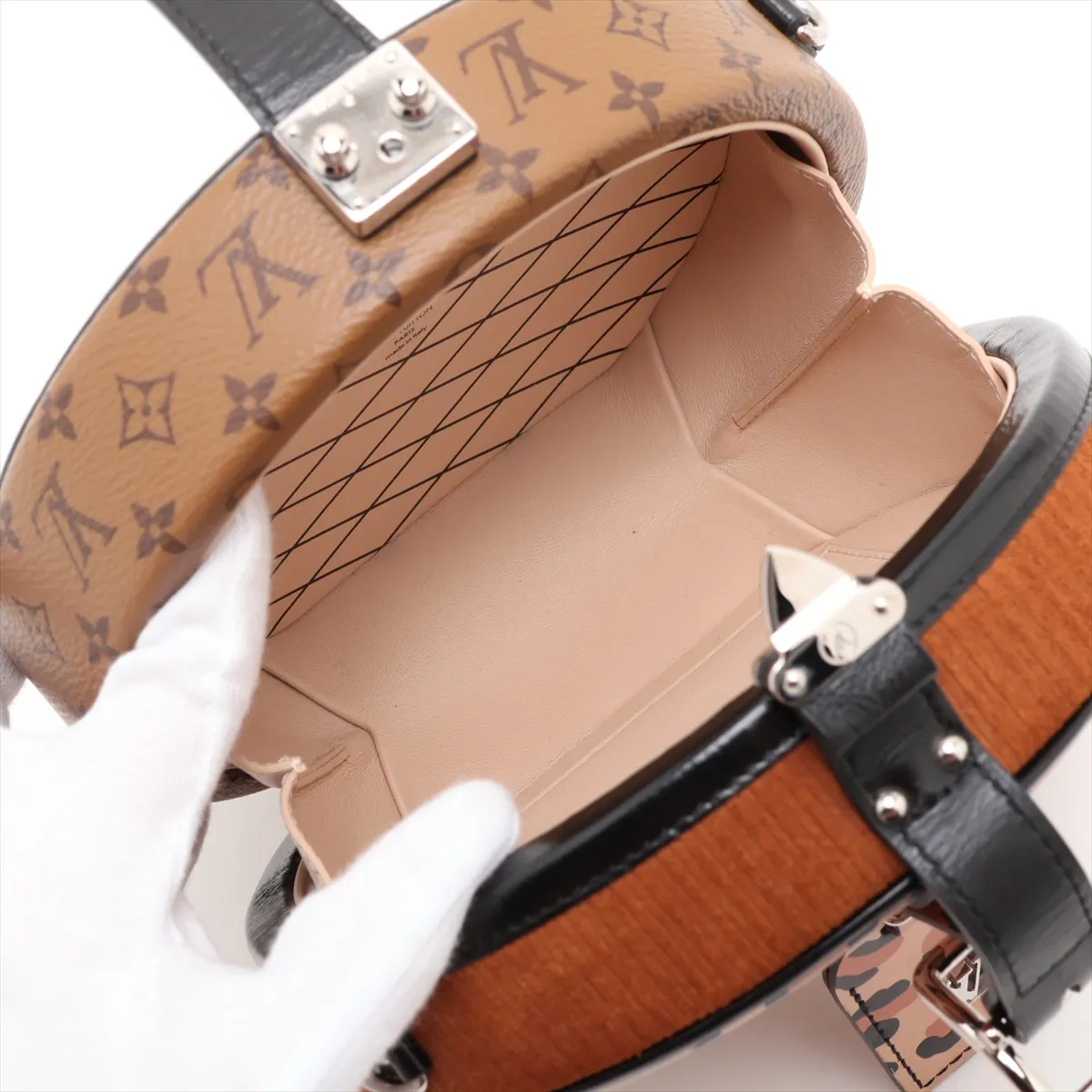 Monogram Reverse Petite Boite Chapeau M51481 PL2158 Brown (RFID detected) — view 8
