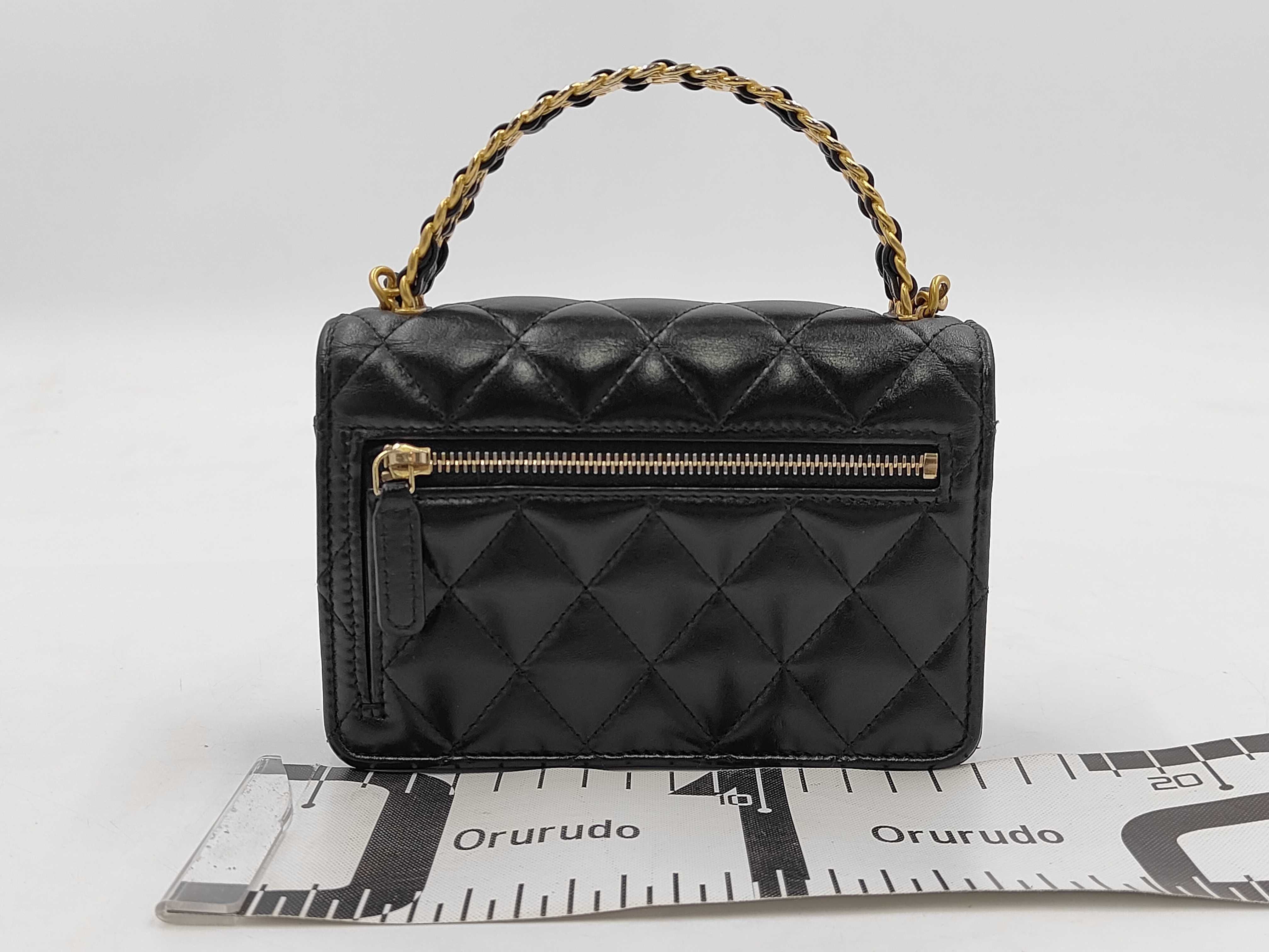 Matelassé Top Handle Flap Bag Handbag — view 2