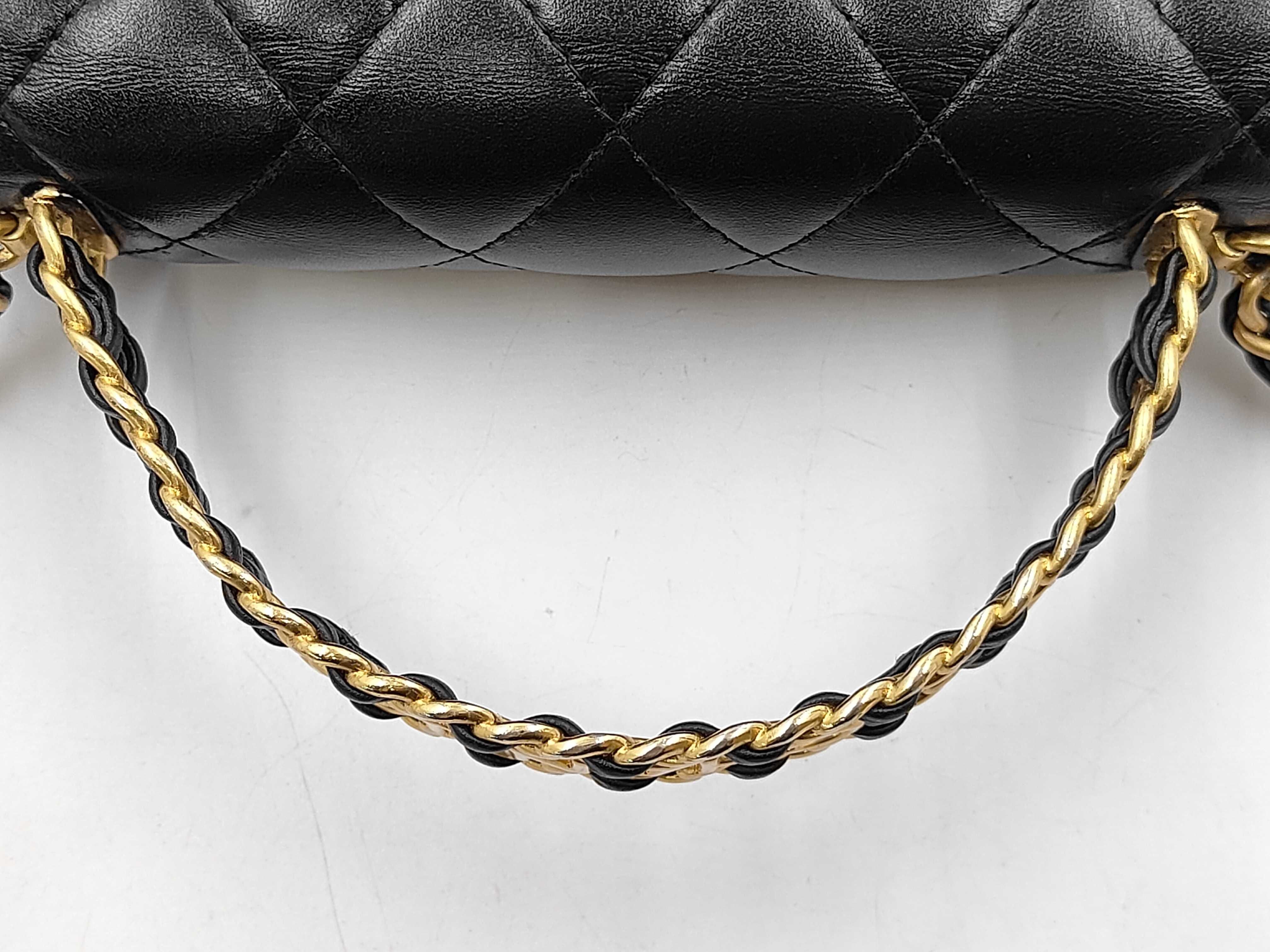 Matelassé Top Handle Flap Bag Handbag — view 7