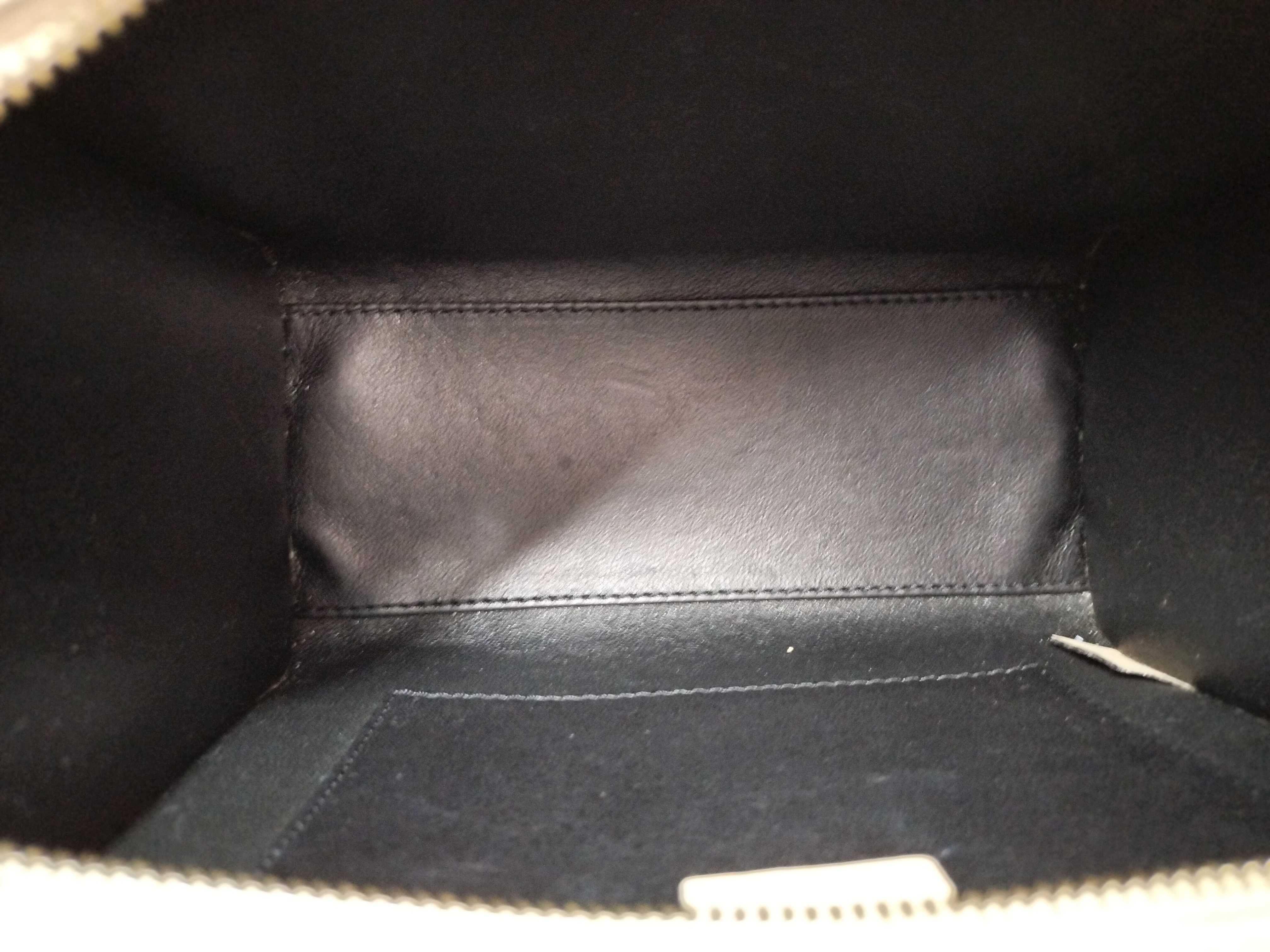 Luggage Nano Shopper Leather 2-Way Handbag, Beige — view 8