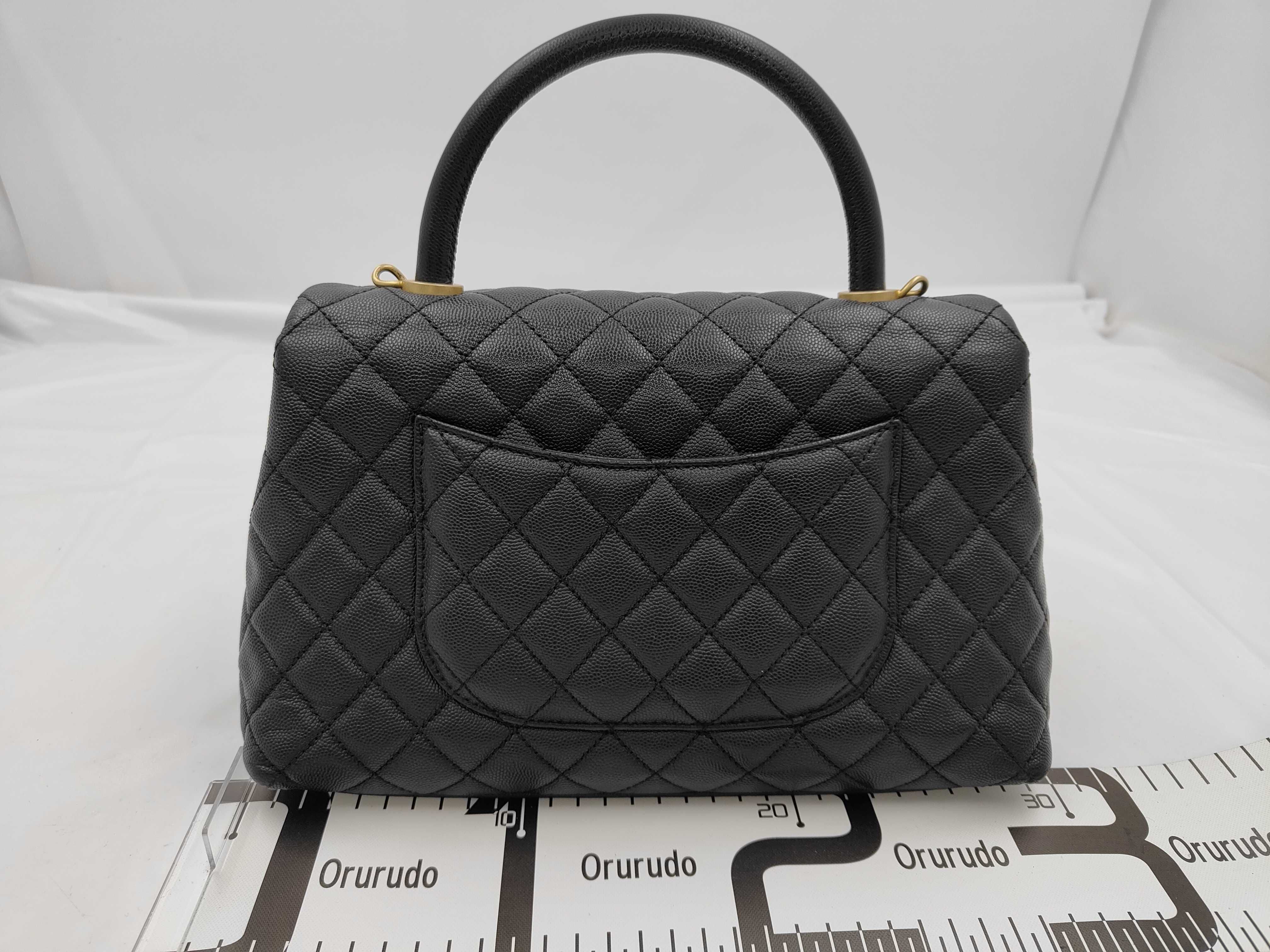 Caviar Skin Handbag Shoulder Bag 2-Way Handbag — view 2