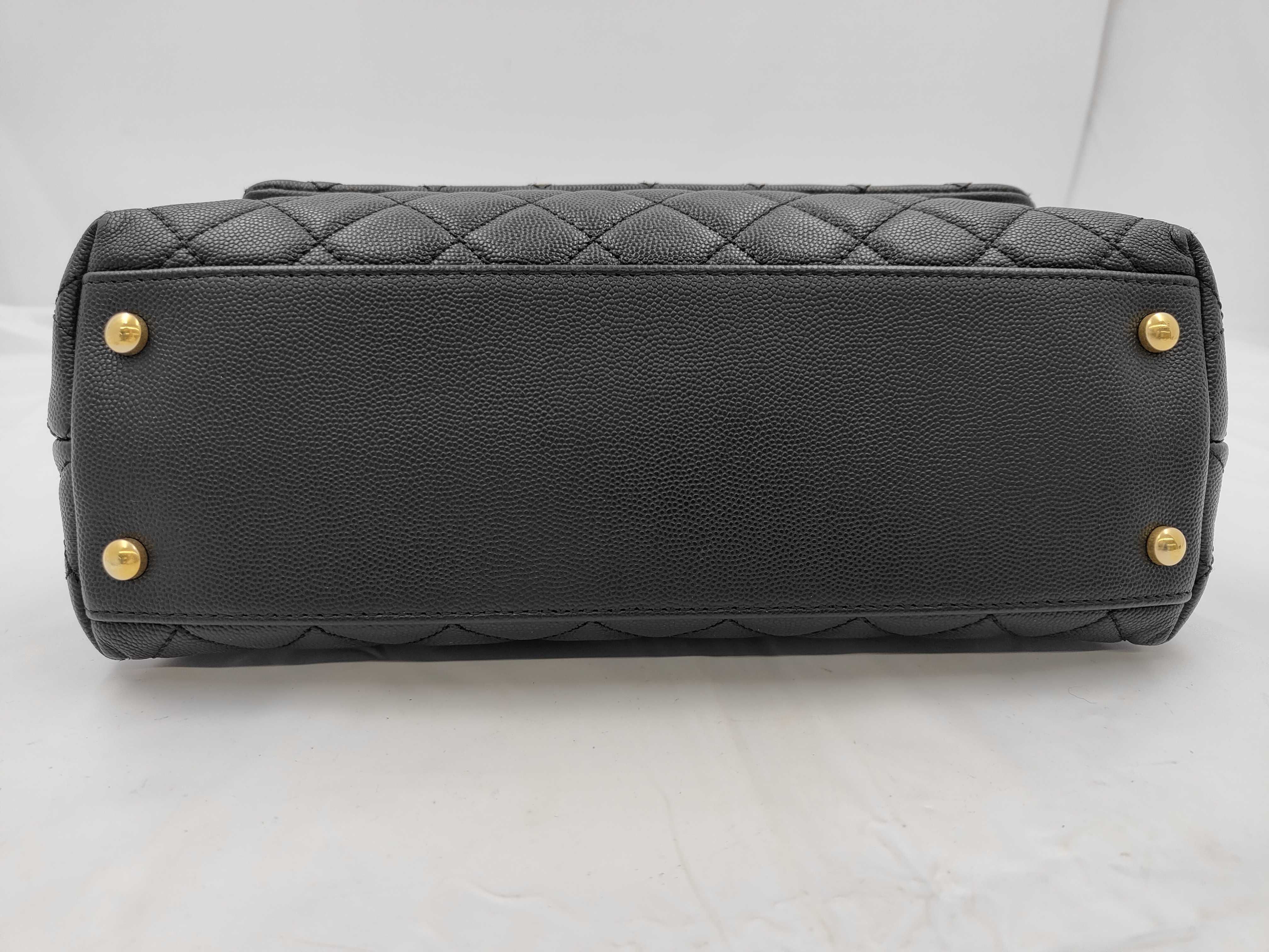 Caviar Skin Handbag Shoulder Bag 2-Way Handbag — view 7