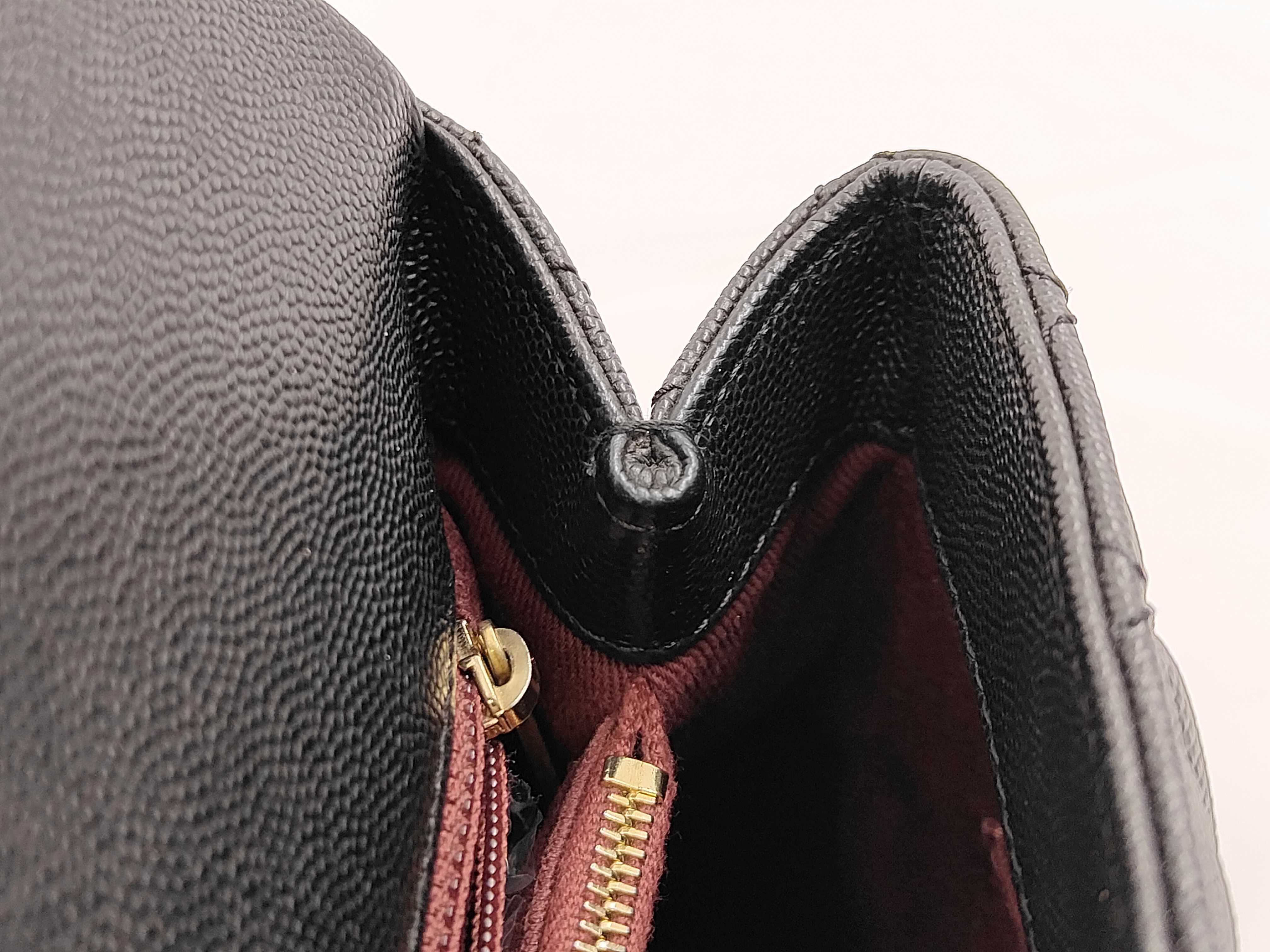 Caviar Skin Handbag Shoulder Bag 2-Way Handbag — view 9