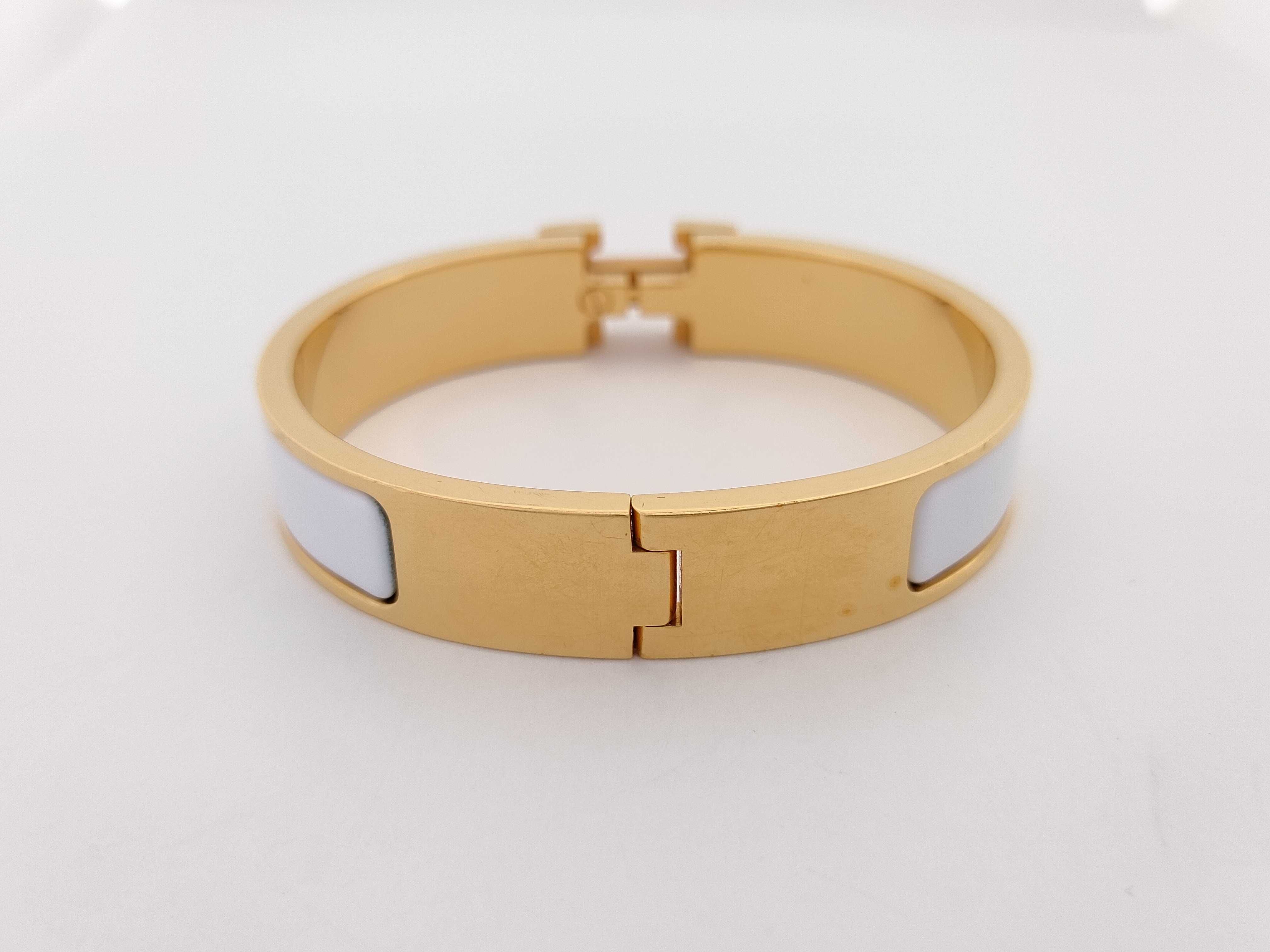 Click H Fan Click Crack GP White Bracelet/Bangle — view 6