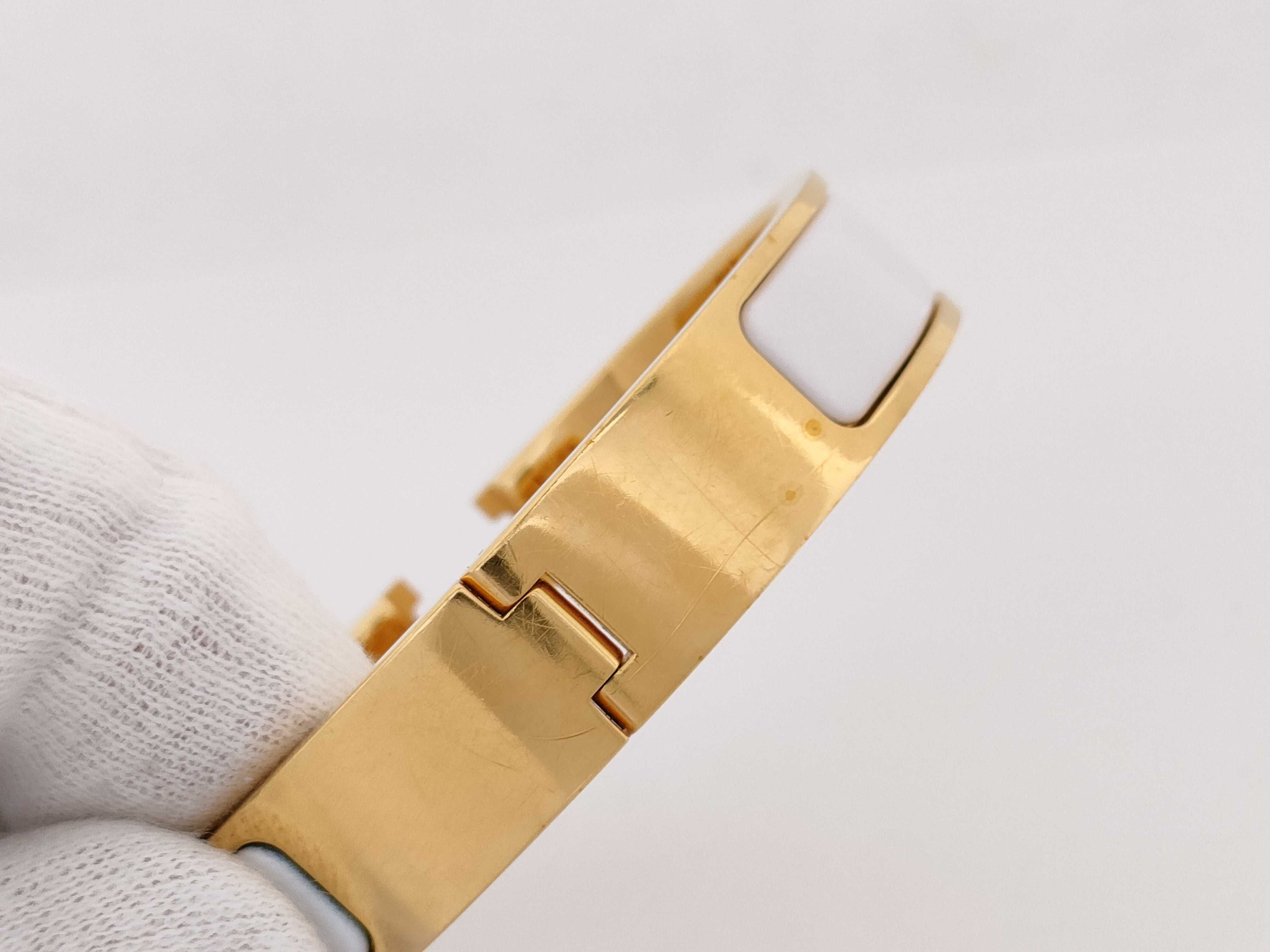 Click H Fan Click Crack GP White Bracelet/Bangle — view 7