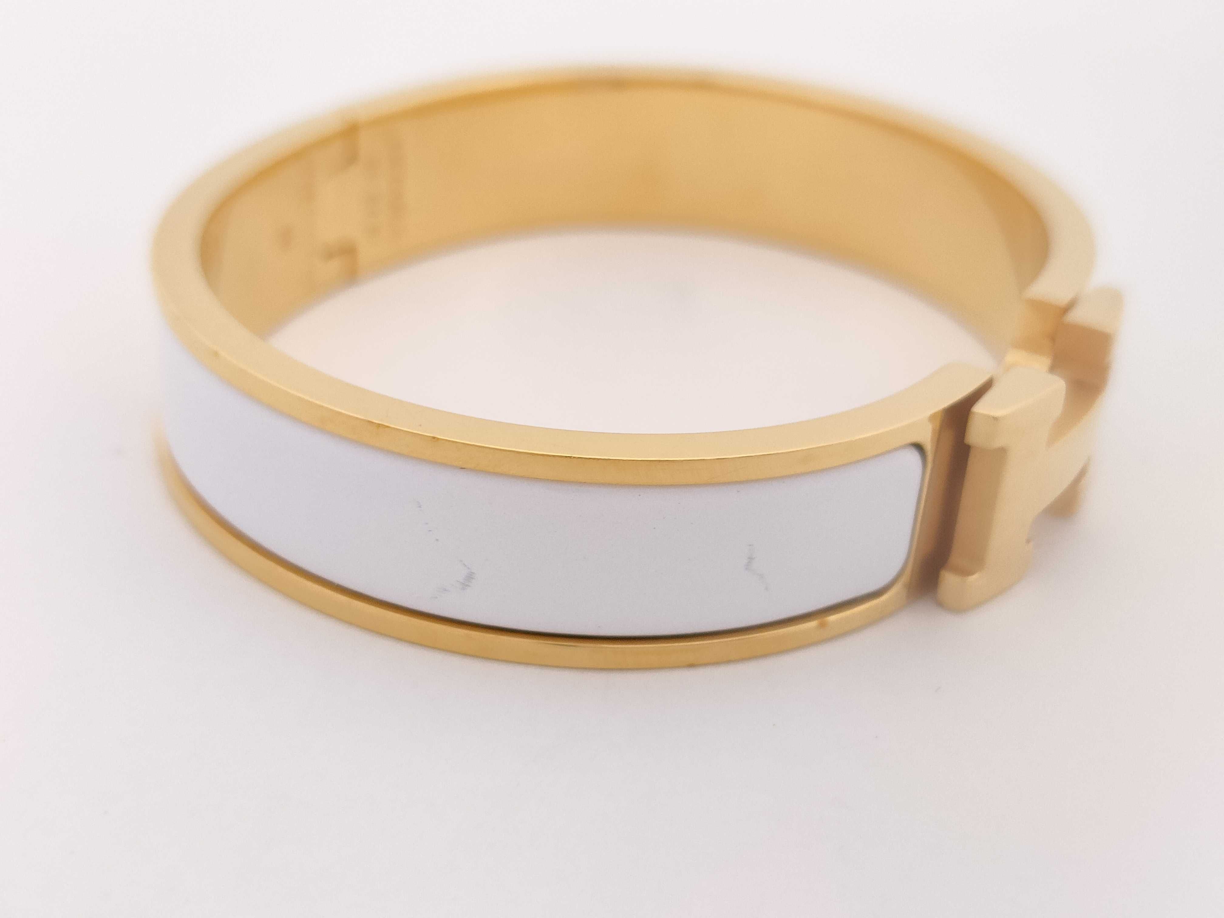 Click H Fan Click Crack GP White Bracelet/Bangle — view 8