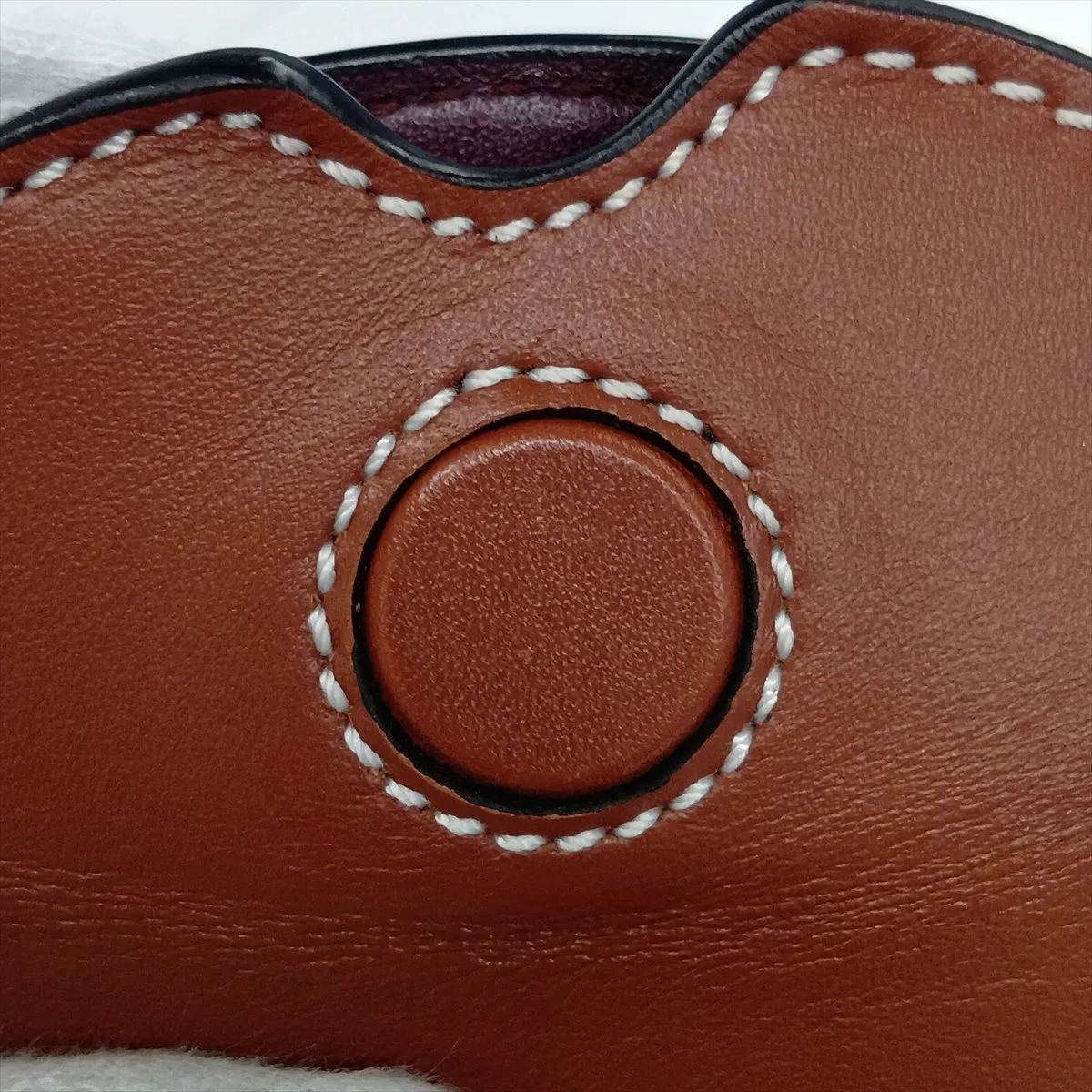 Gate Pocket Leather Shoulder Bag, Brown — view 11