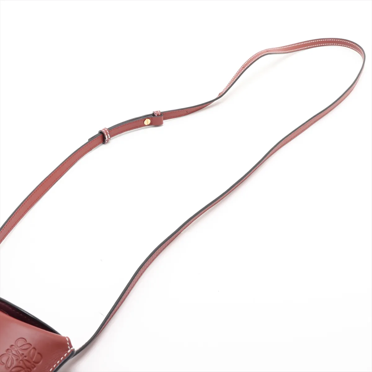 Gate Pocket Leather Shoulder Bag, Brown — view 5