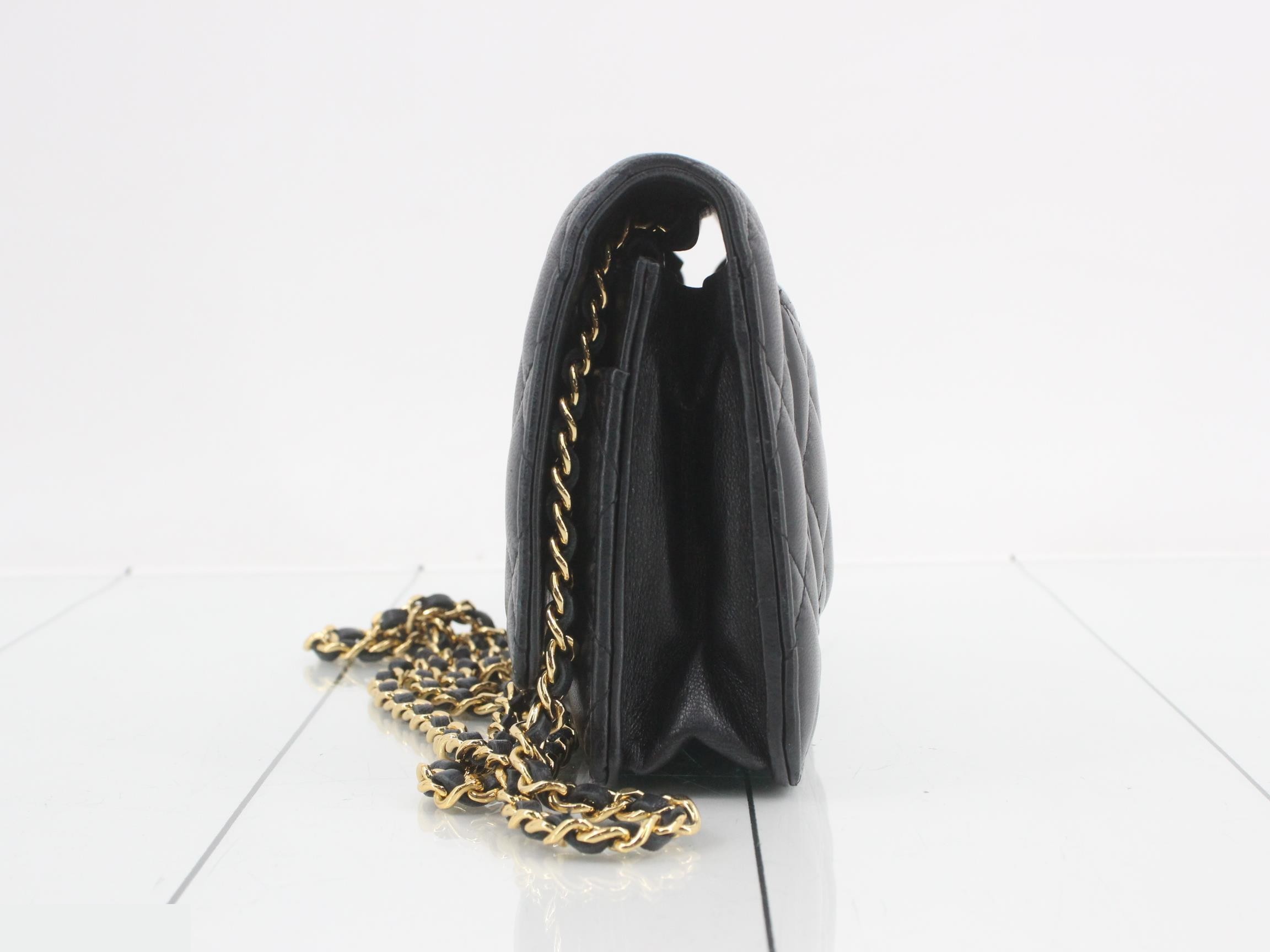 Matelassé Chain Shoulder Bag — view 3