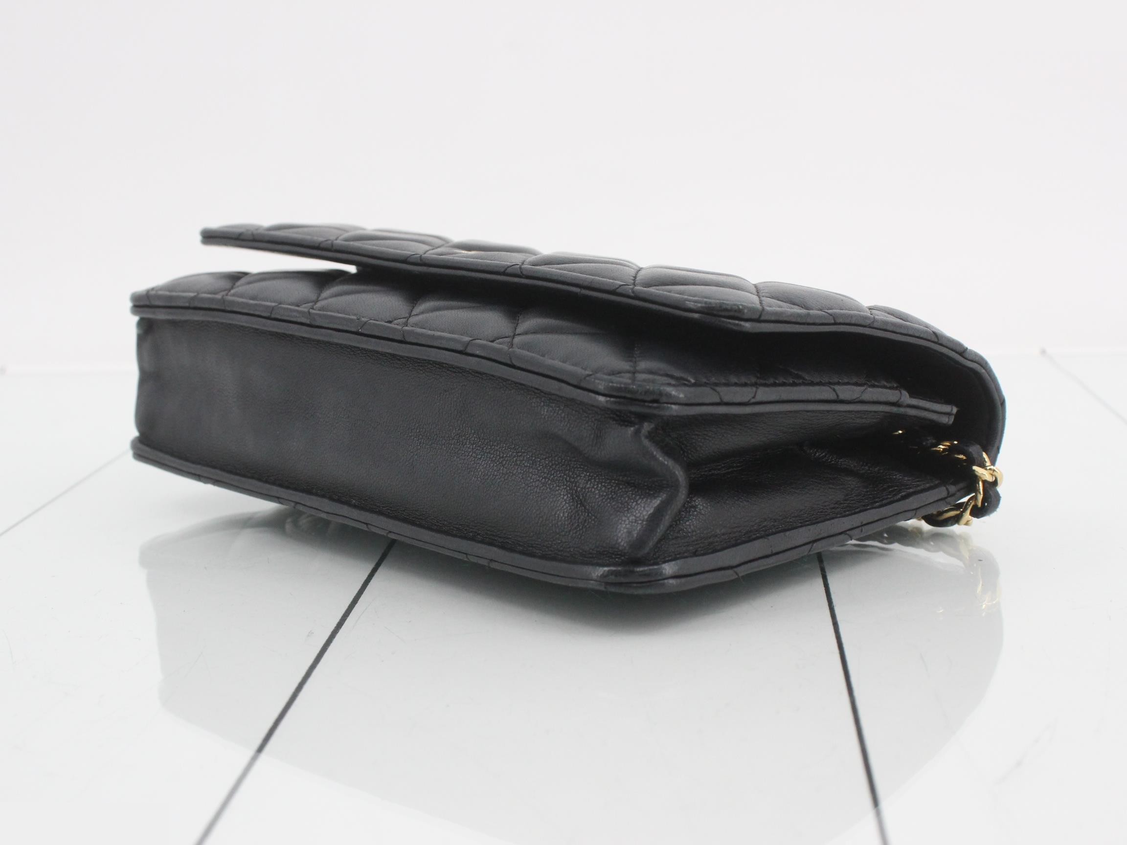 Matelassé Chain Shoulder Bag — view 6