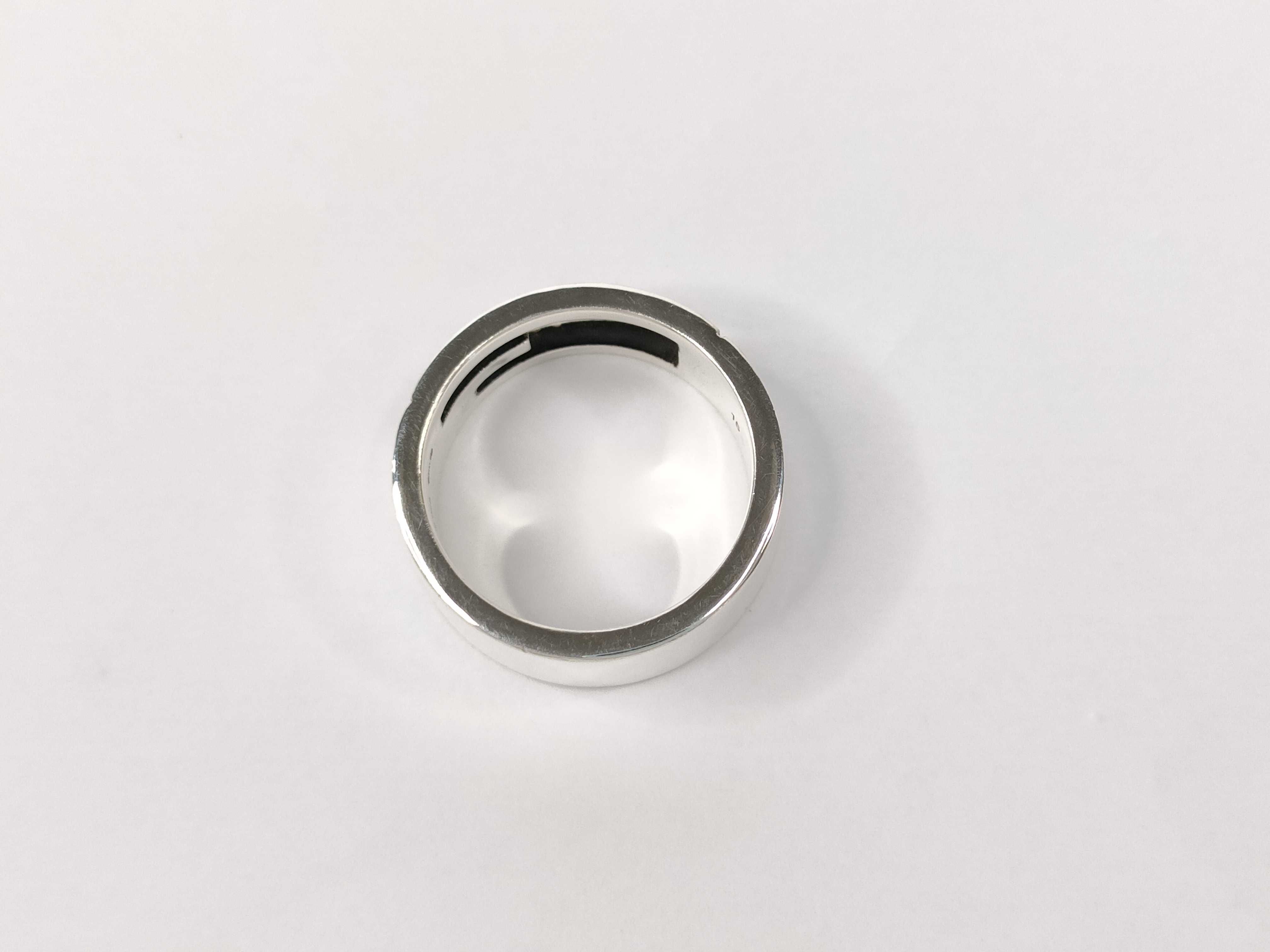 ring, branded G cutout G, SV925, approximately size 14. — view 3