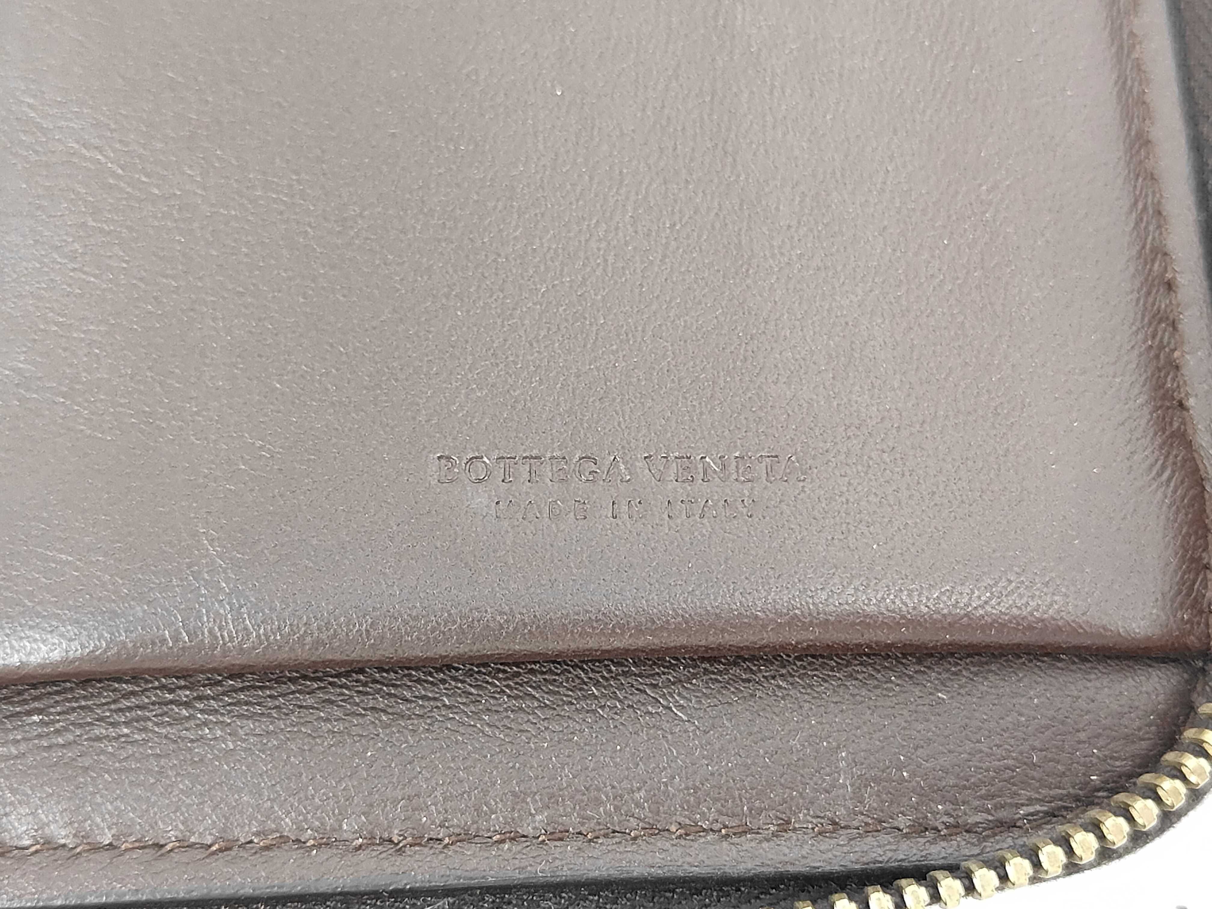 Intrecciato Long Wallet, Brown — view 8