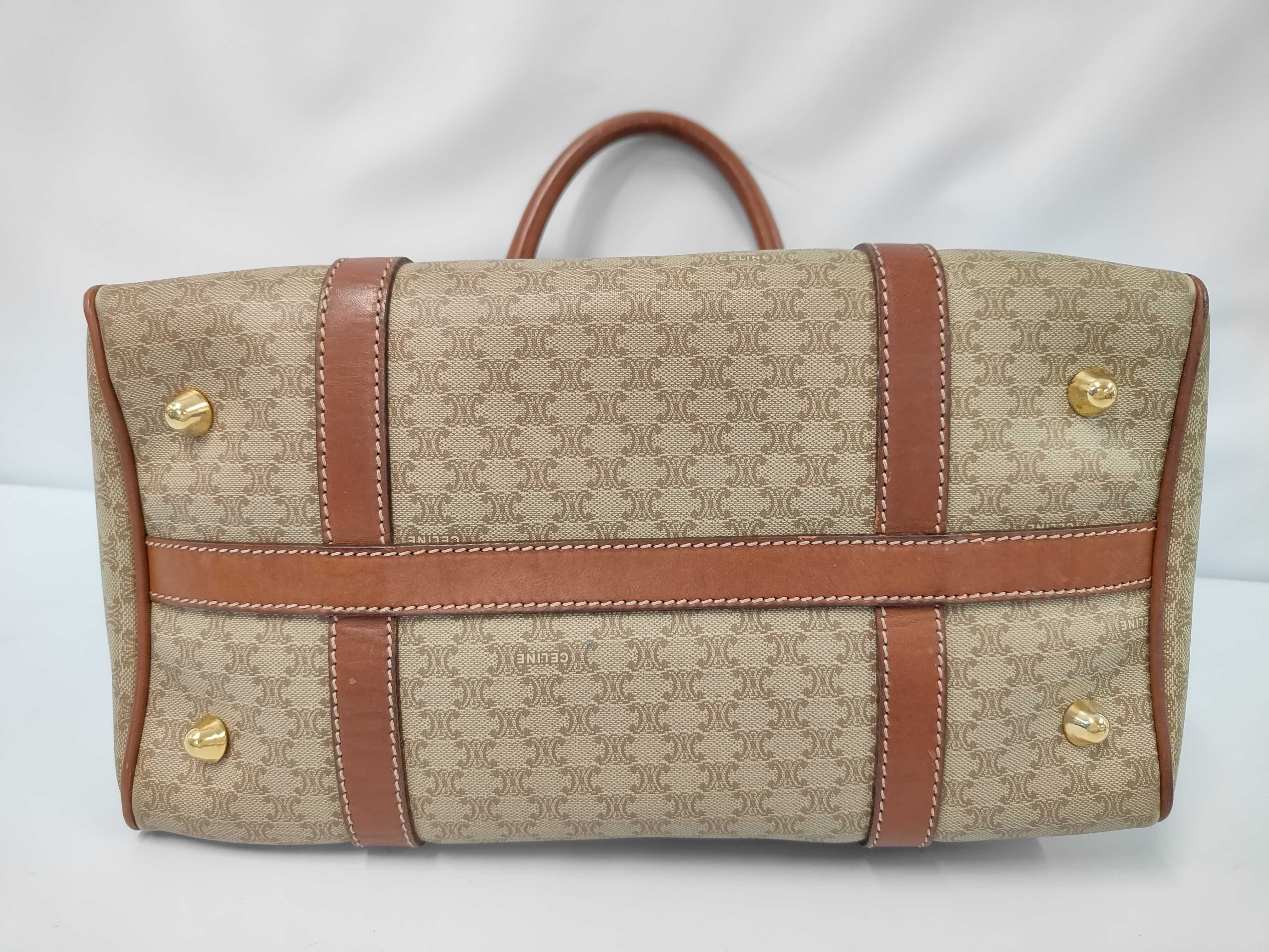 Macadam Leather Handbag Boston Bag — view 3