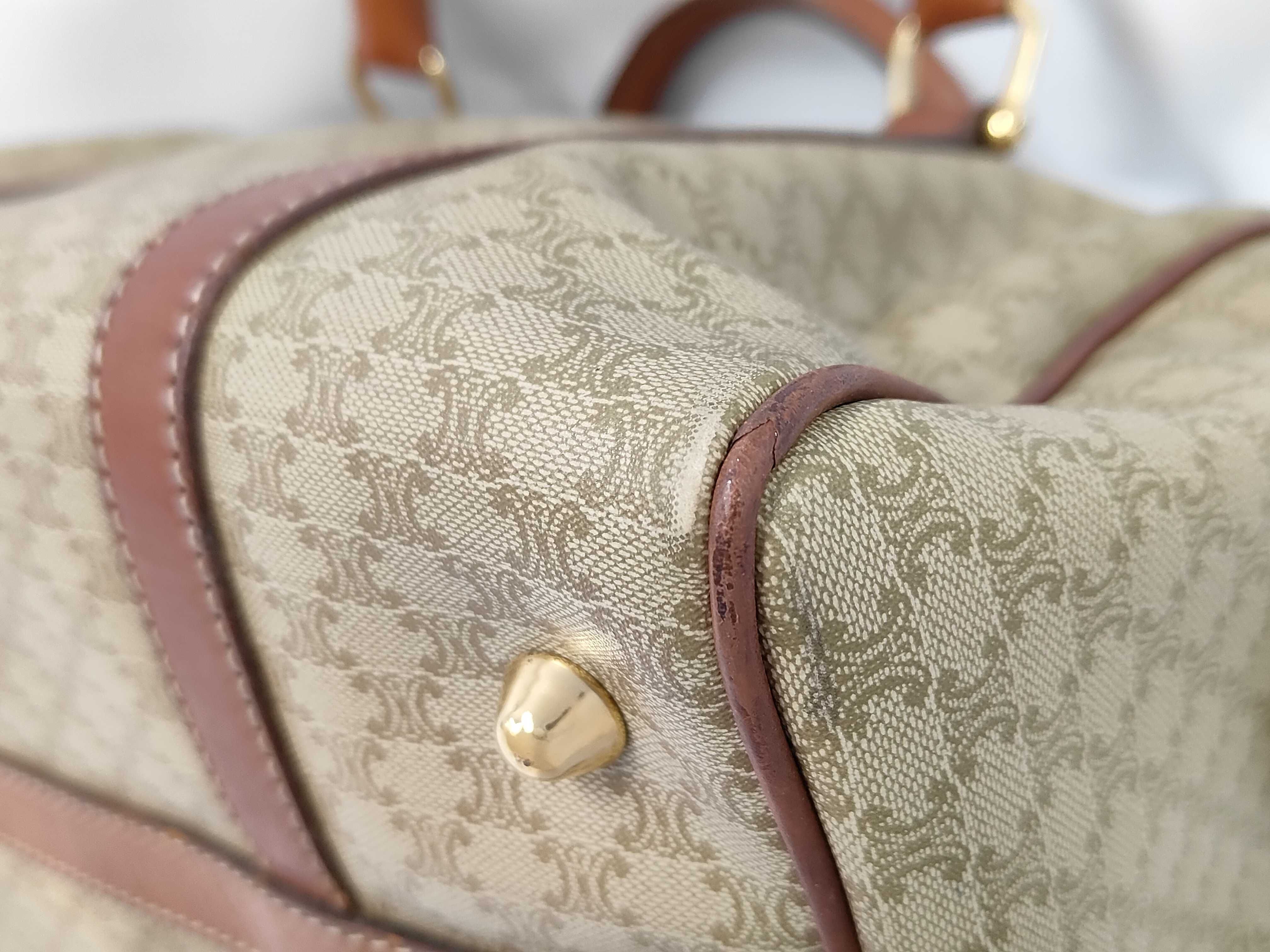 Macadam Leather Handbag Boston Bag — view 4