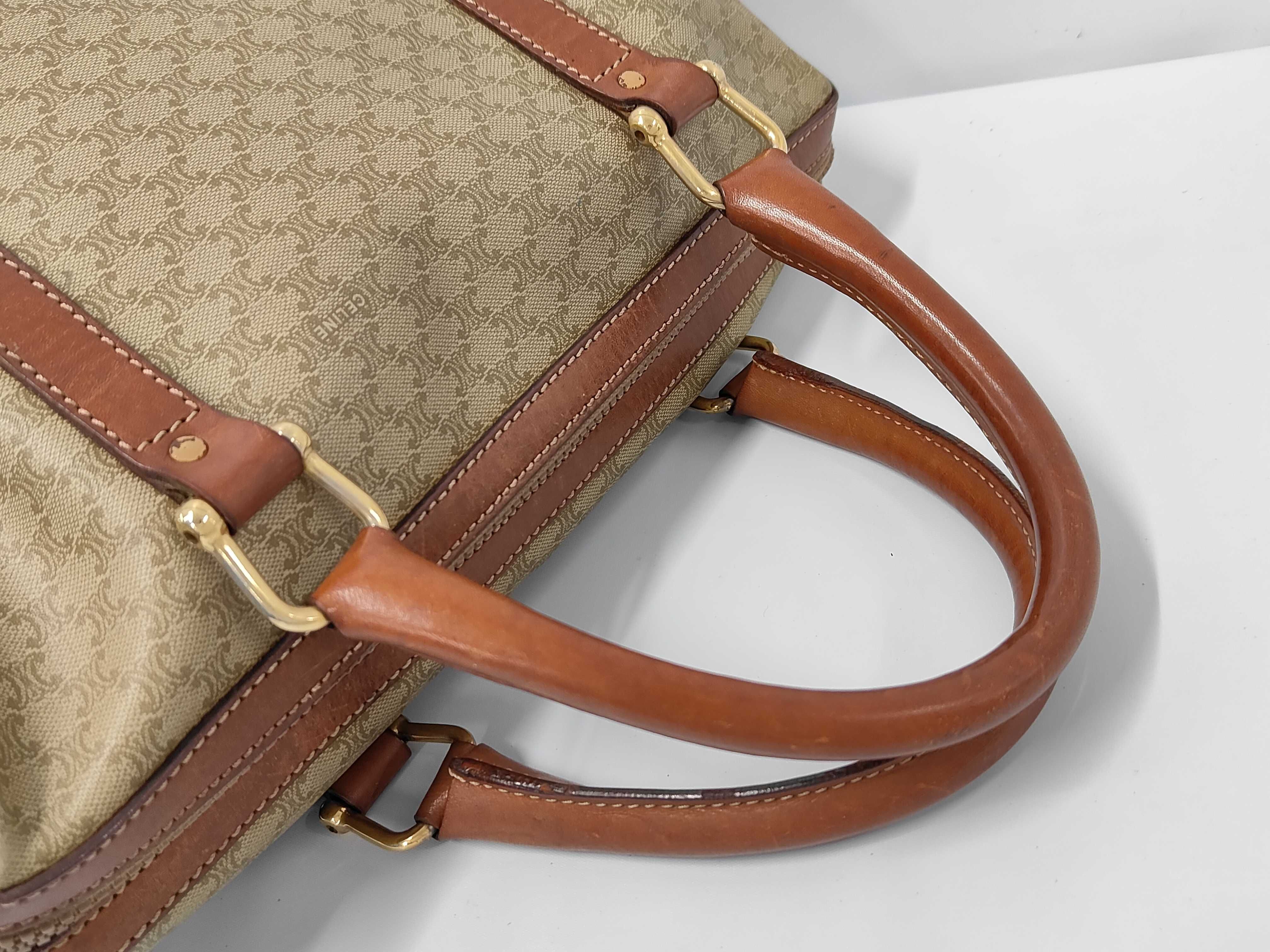 Macadam Leather Handbag Boston Bag — view 5