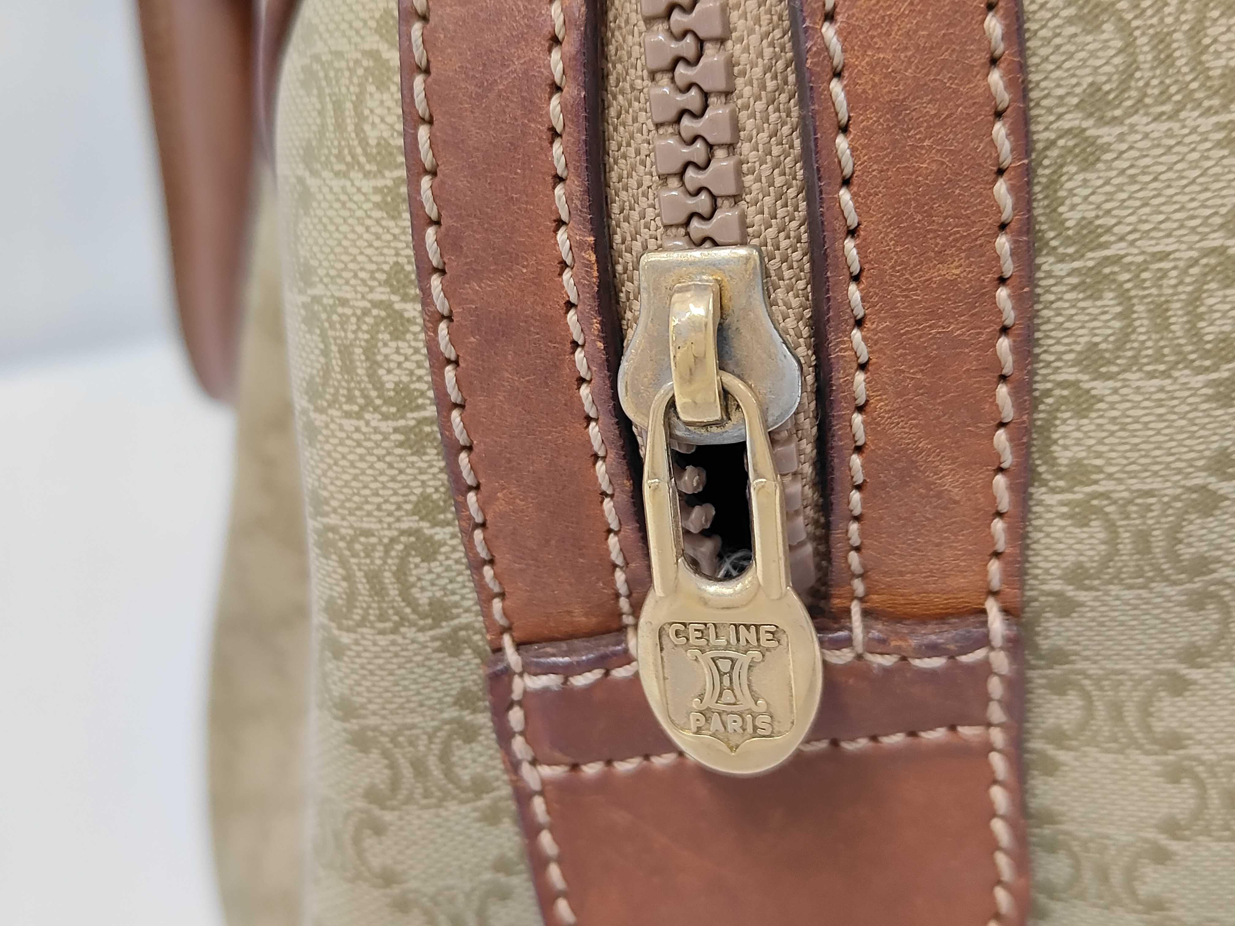 Macadam Leather Handbag Boston Bag — view 8