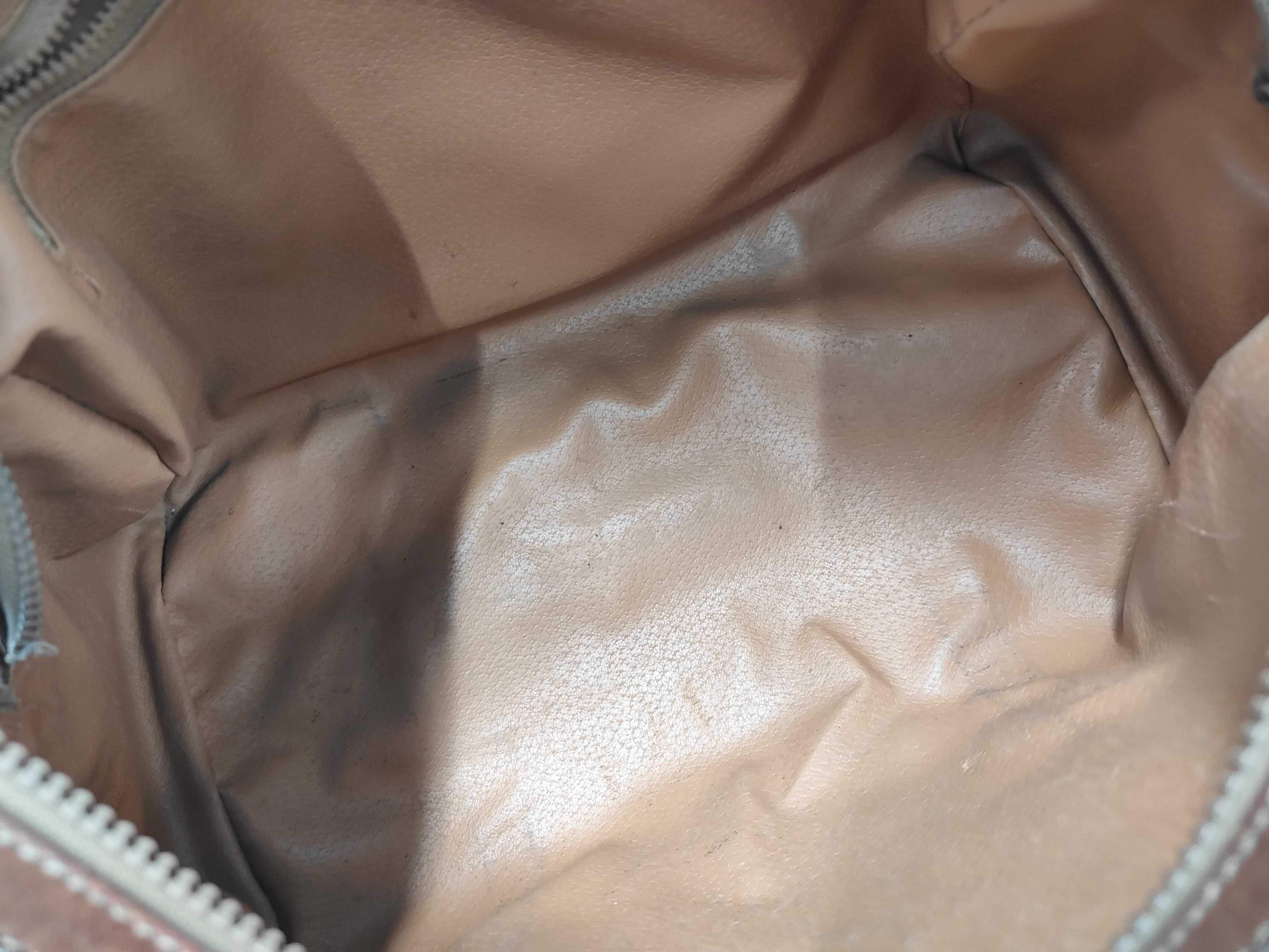 Macadam Leather Handbag Boston Bag — view 9