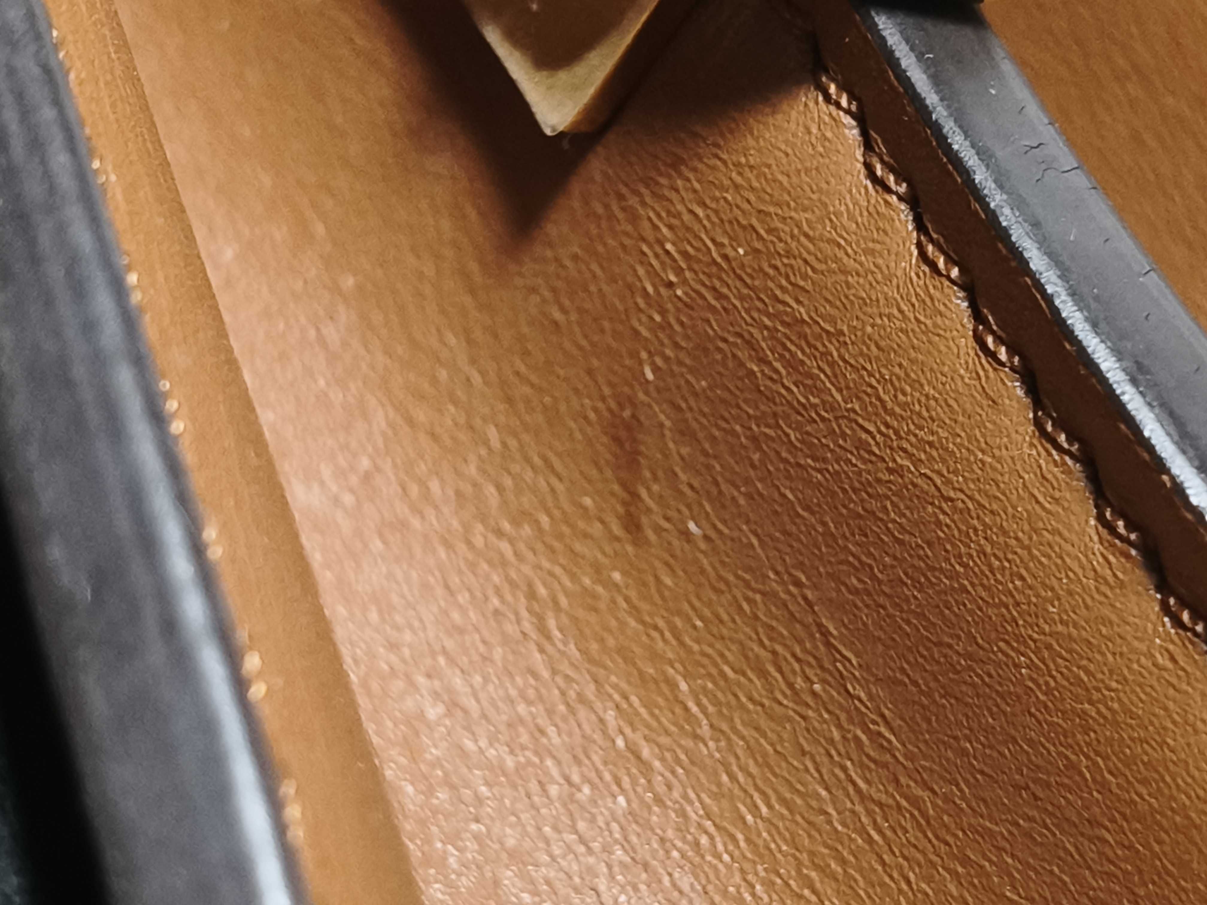 Monogram Louis Vuitton Dauphine MINI Monogram Reverse Shoulder Bag Brown Gold Hardware Shoulder Bag — view 15