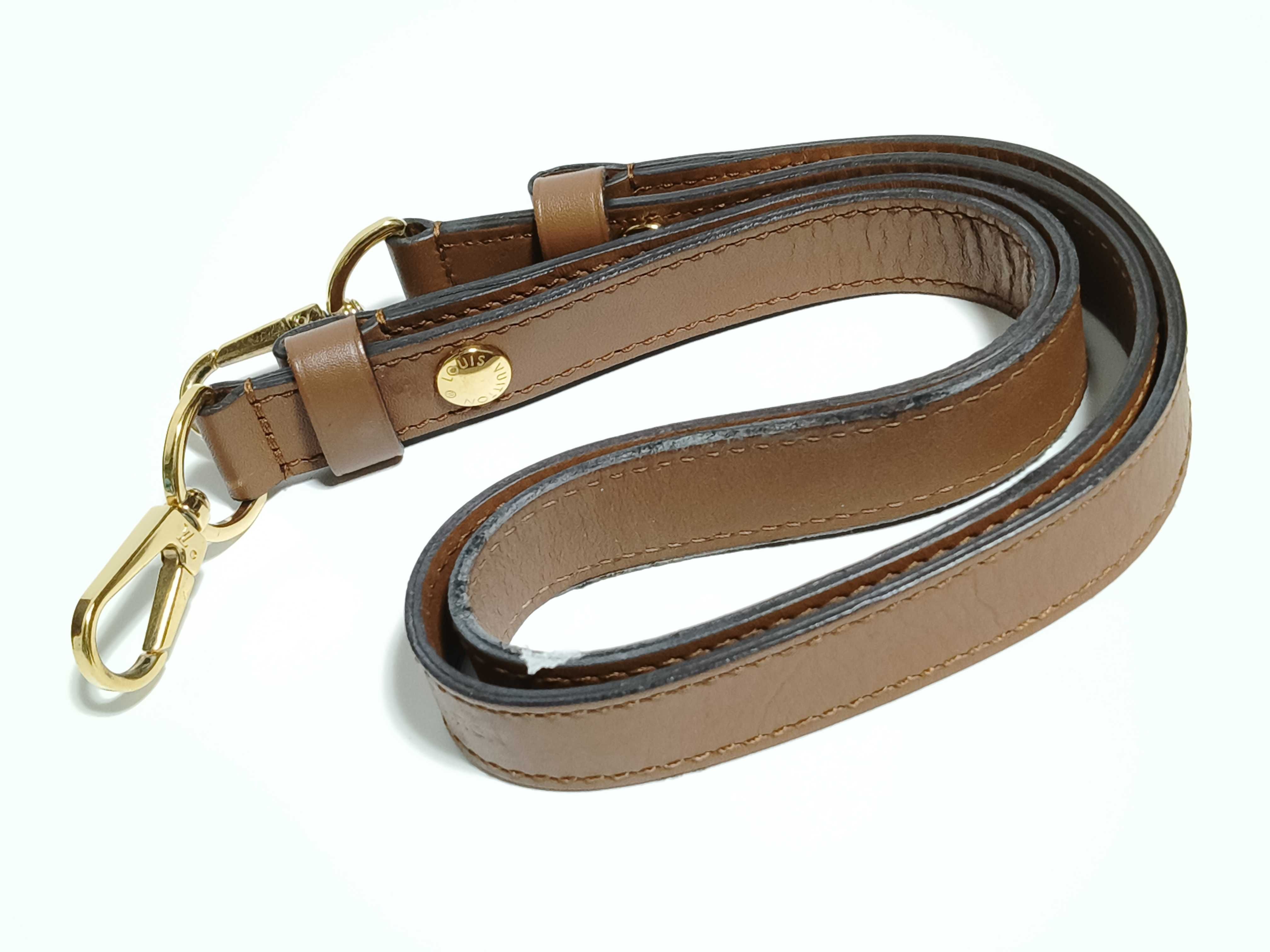 Monogram Louis Vuitton Dauphine MINI Monogram Reverse Shoulder Bag Brown Gold Hardware Shoulder Bag — view 3