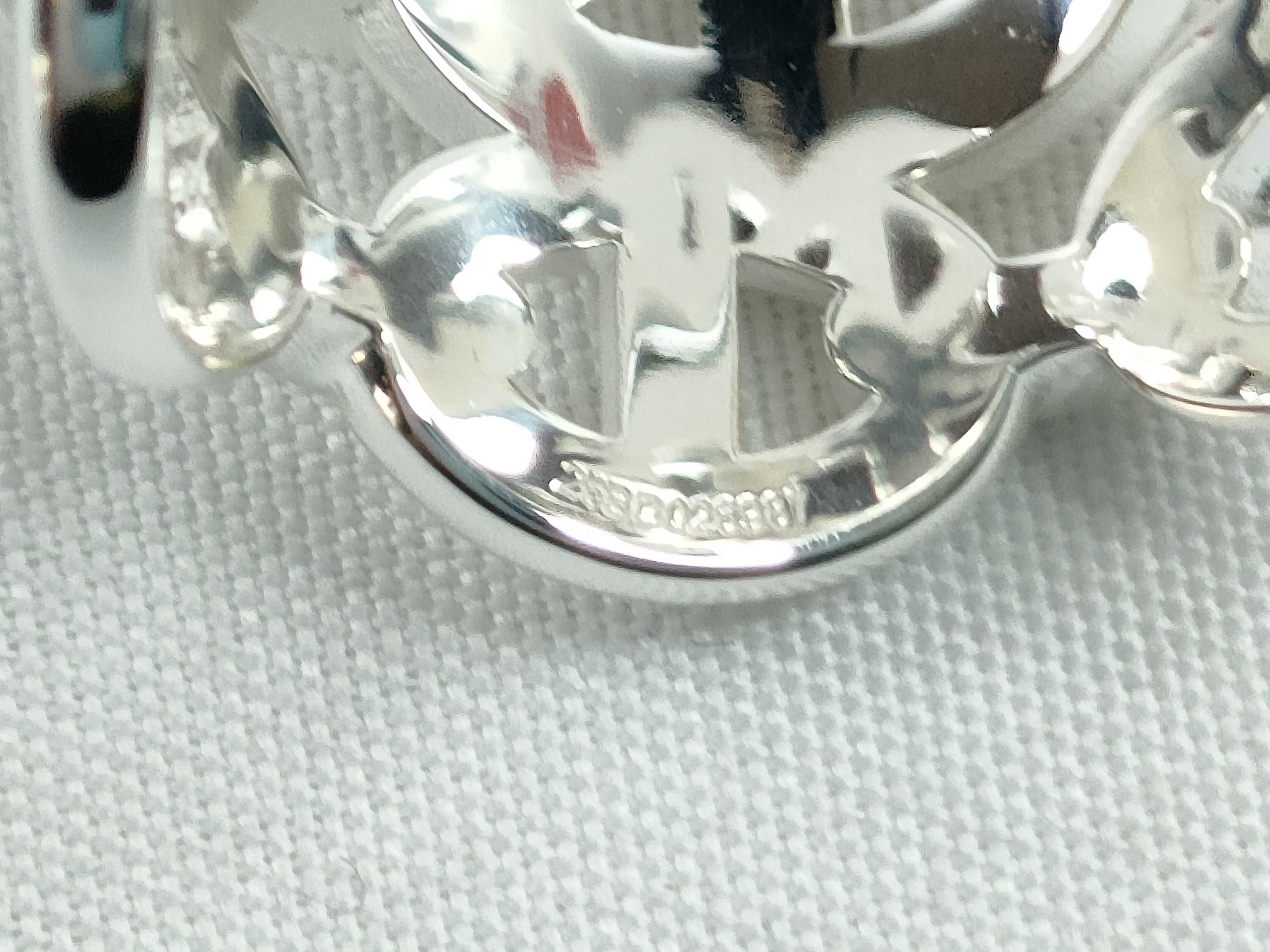 Silver Pig Nose Open Ring — view 7