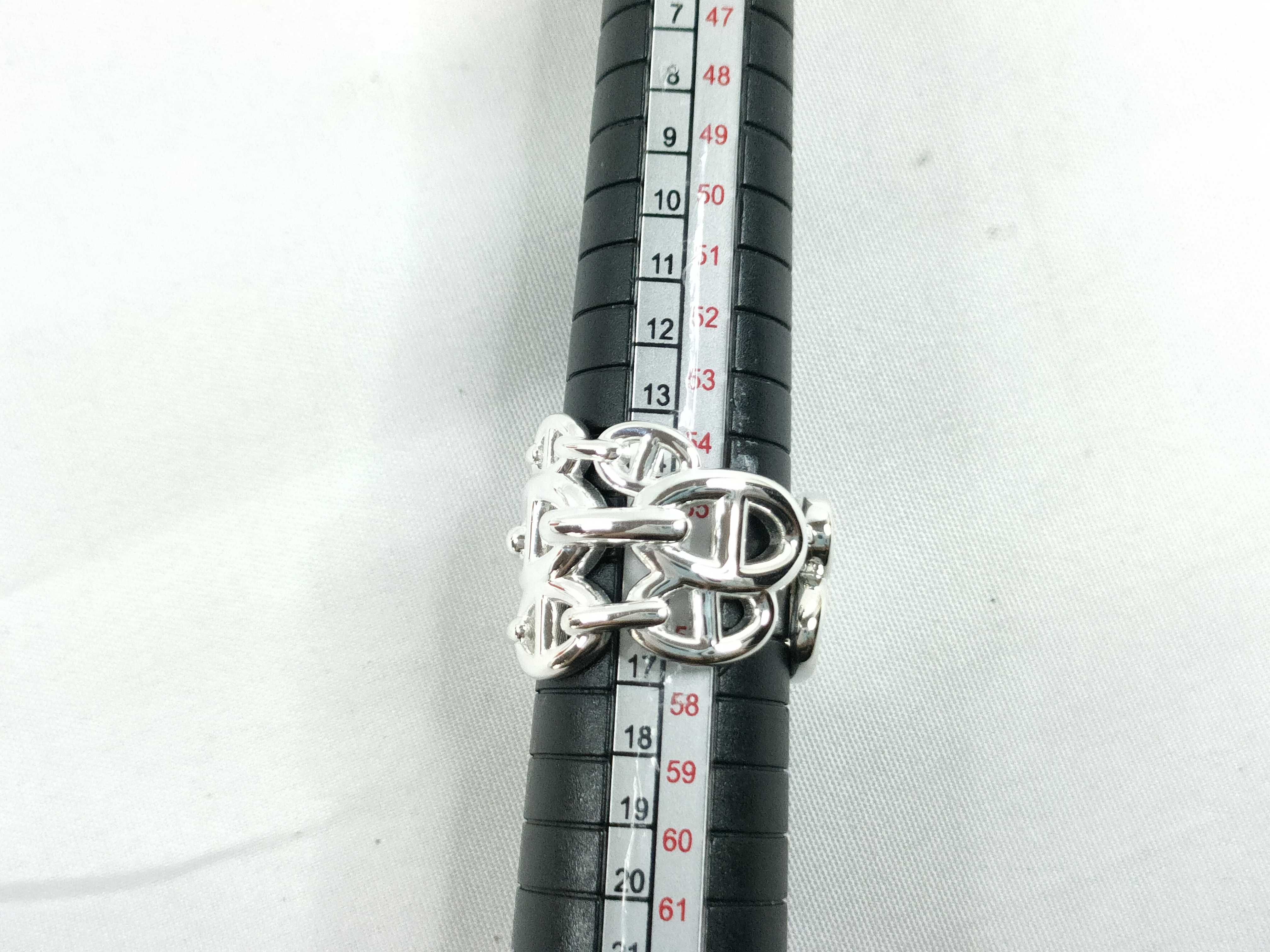 Silver Pig Nose Open Ring — view 9