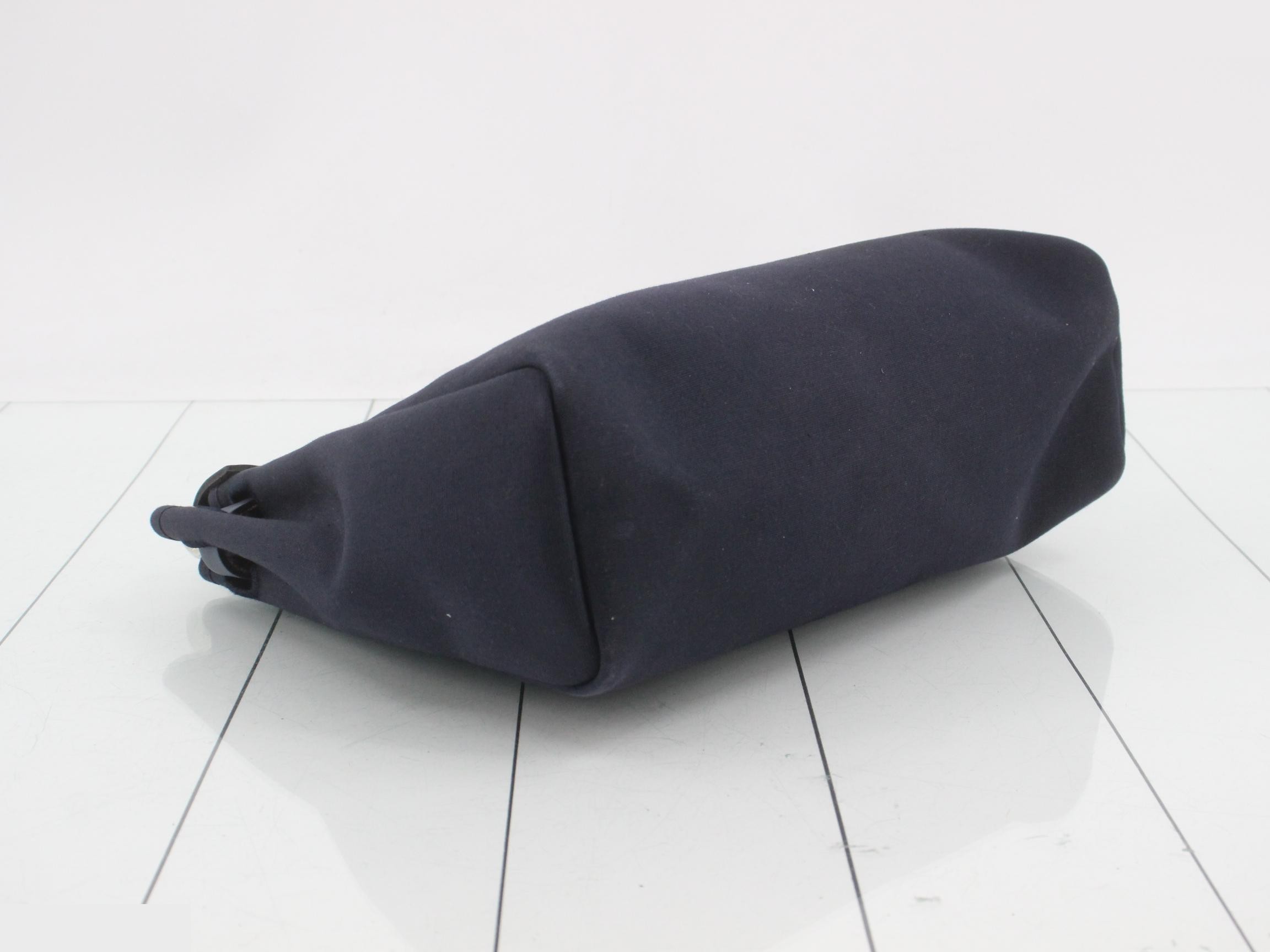 Herbag PM Toile Leather Navy/Beige — view 5