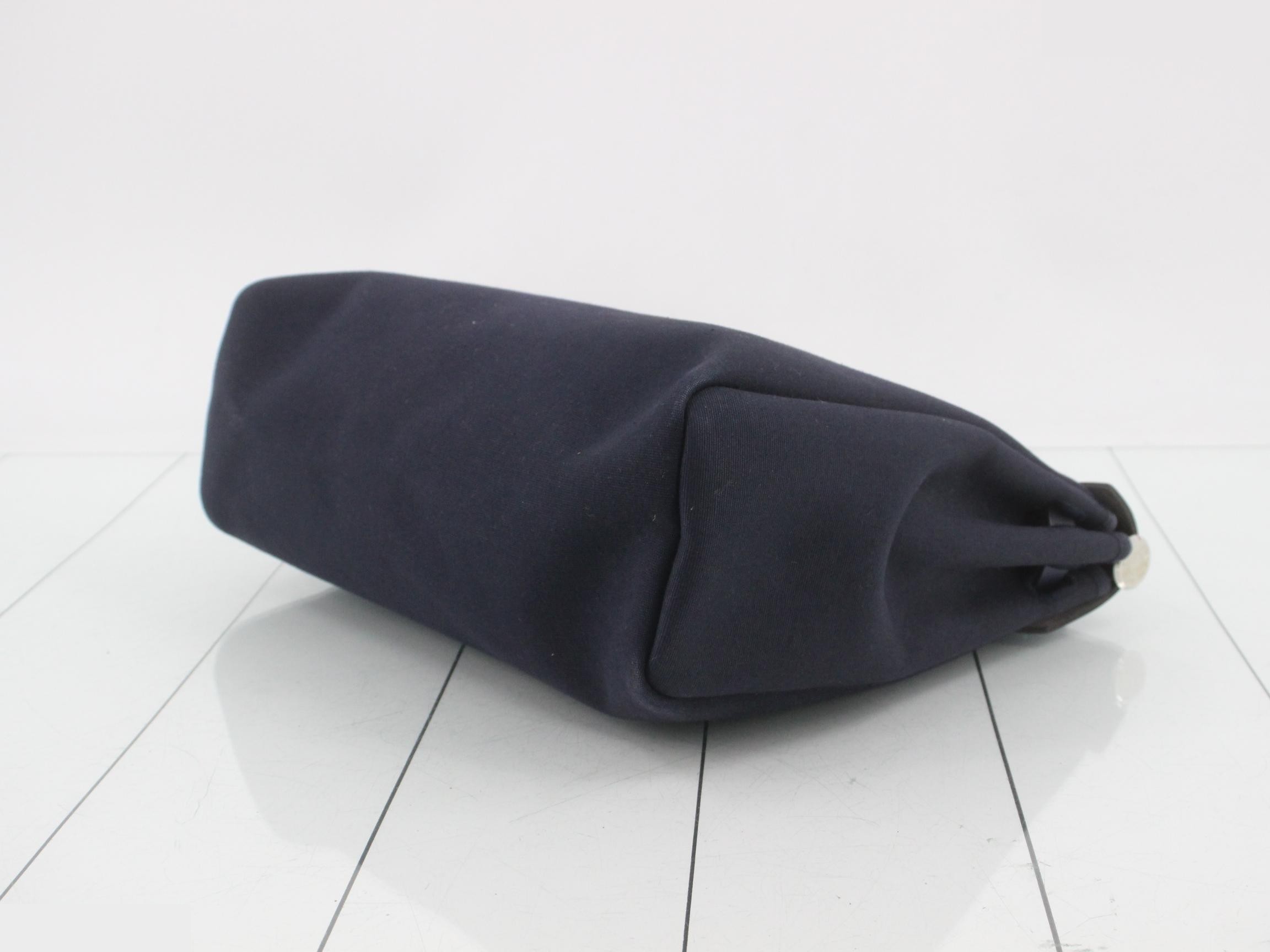 Herbag PM Toile Leather Navy/Beige — view 6