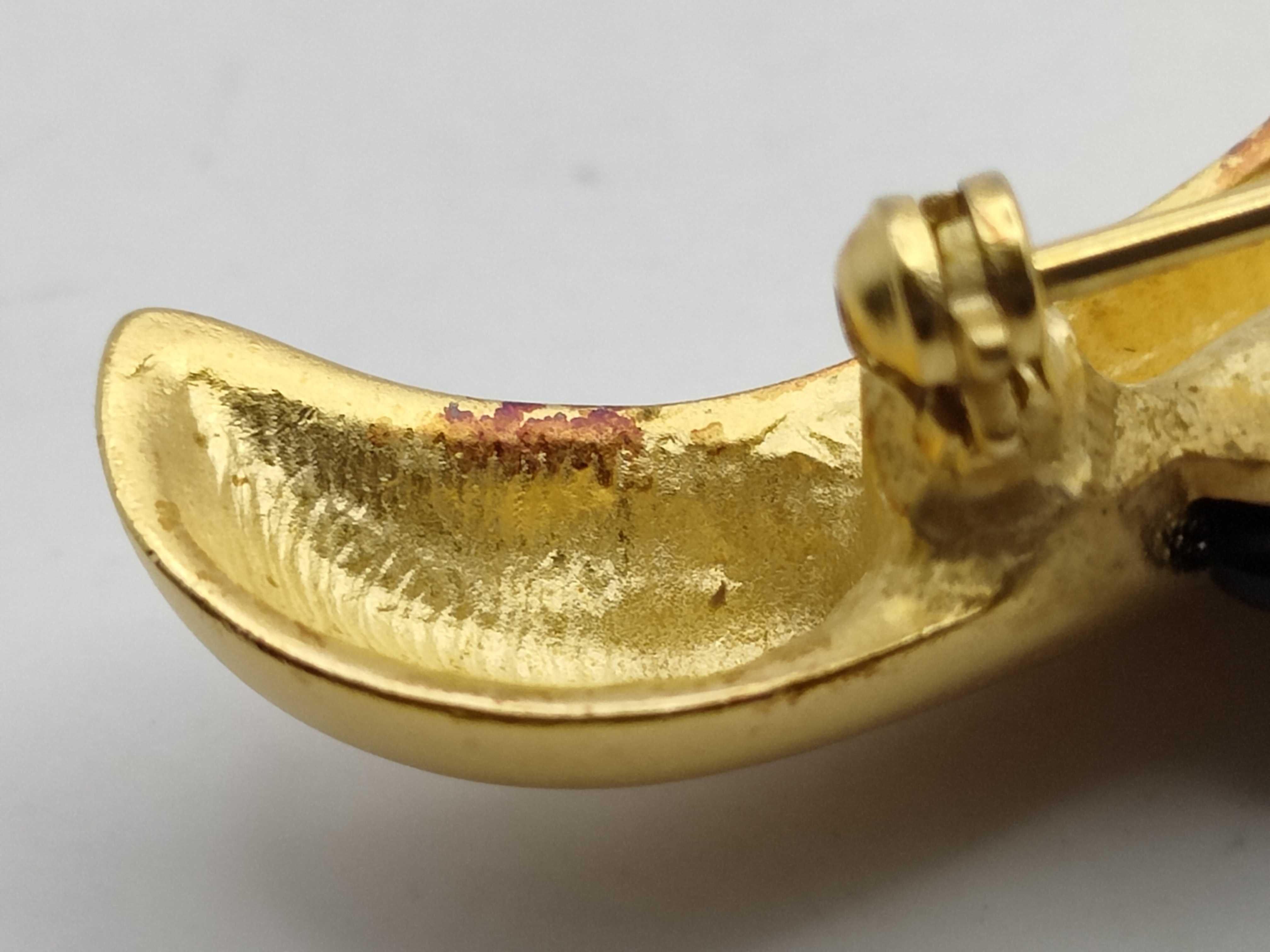 brooch, blue and gold. — view 10