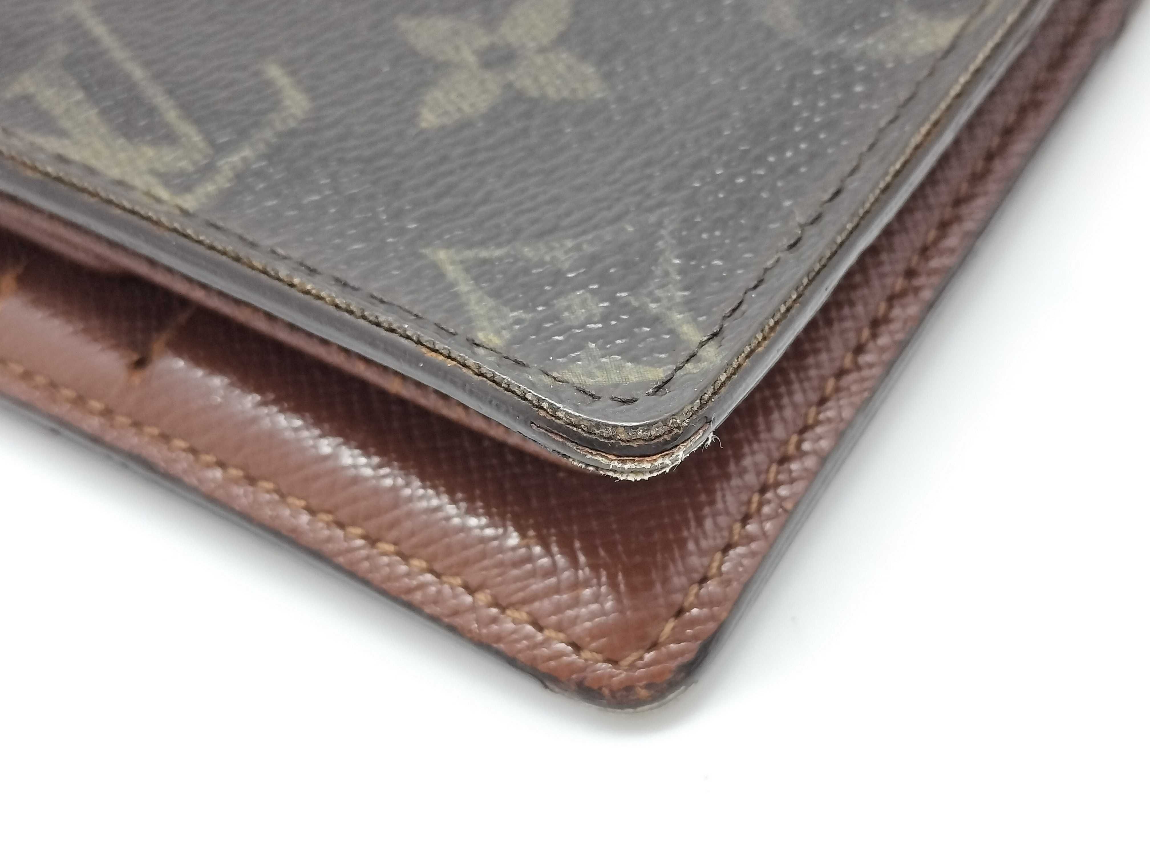 Monogram Portefeuille Cartes Crédit Monnaie Wallet — view 14