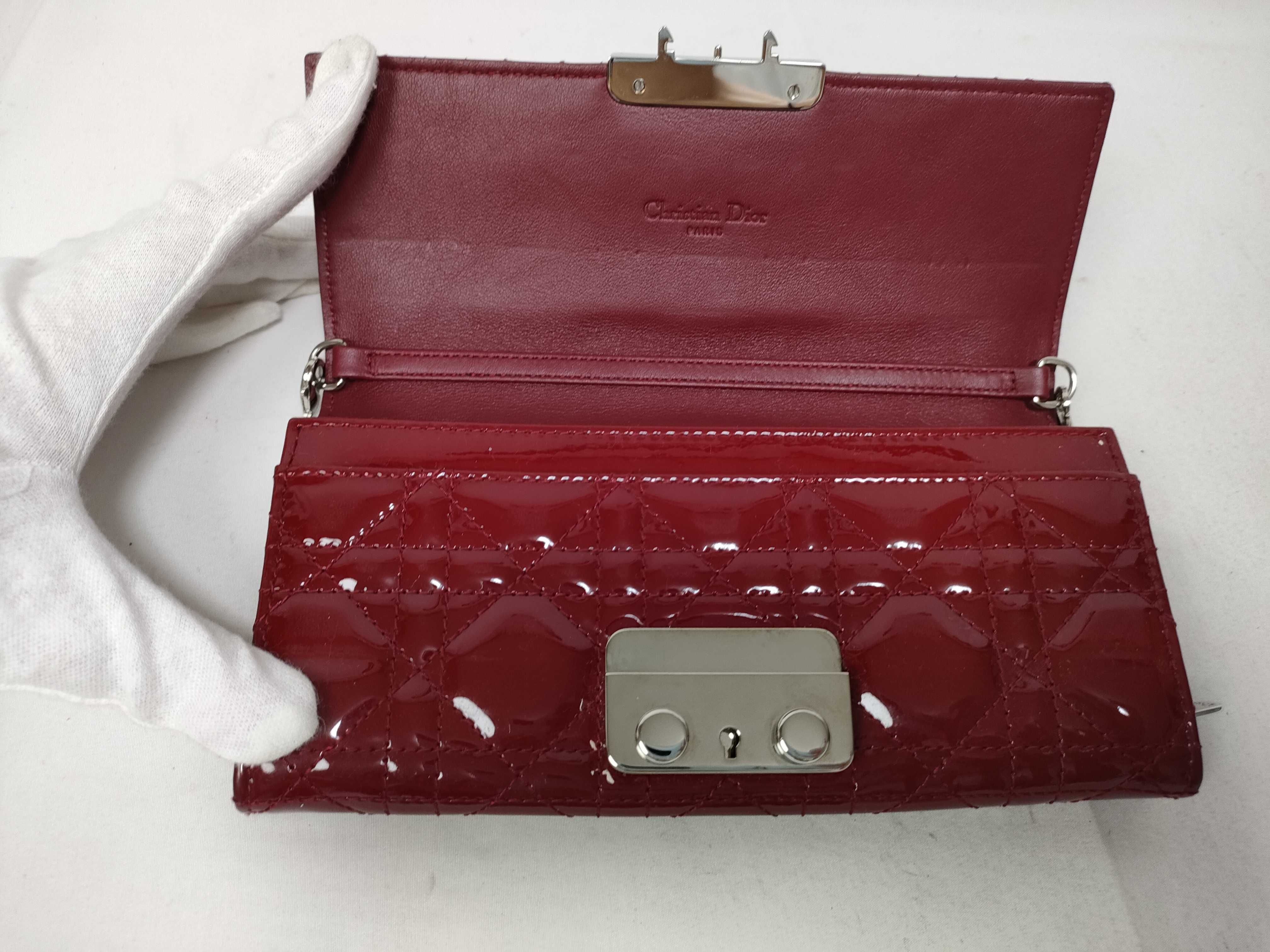 Red Enamel Chain Wallet — view 11