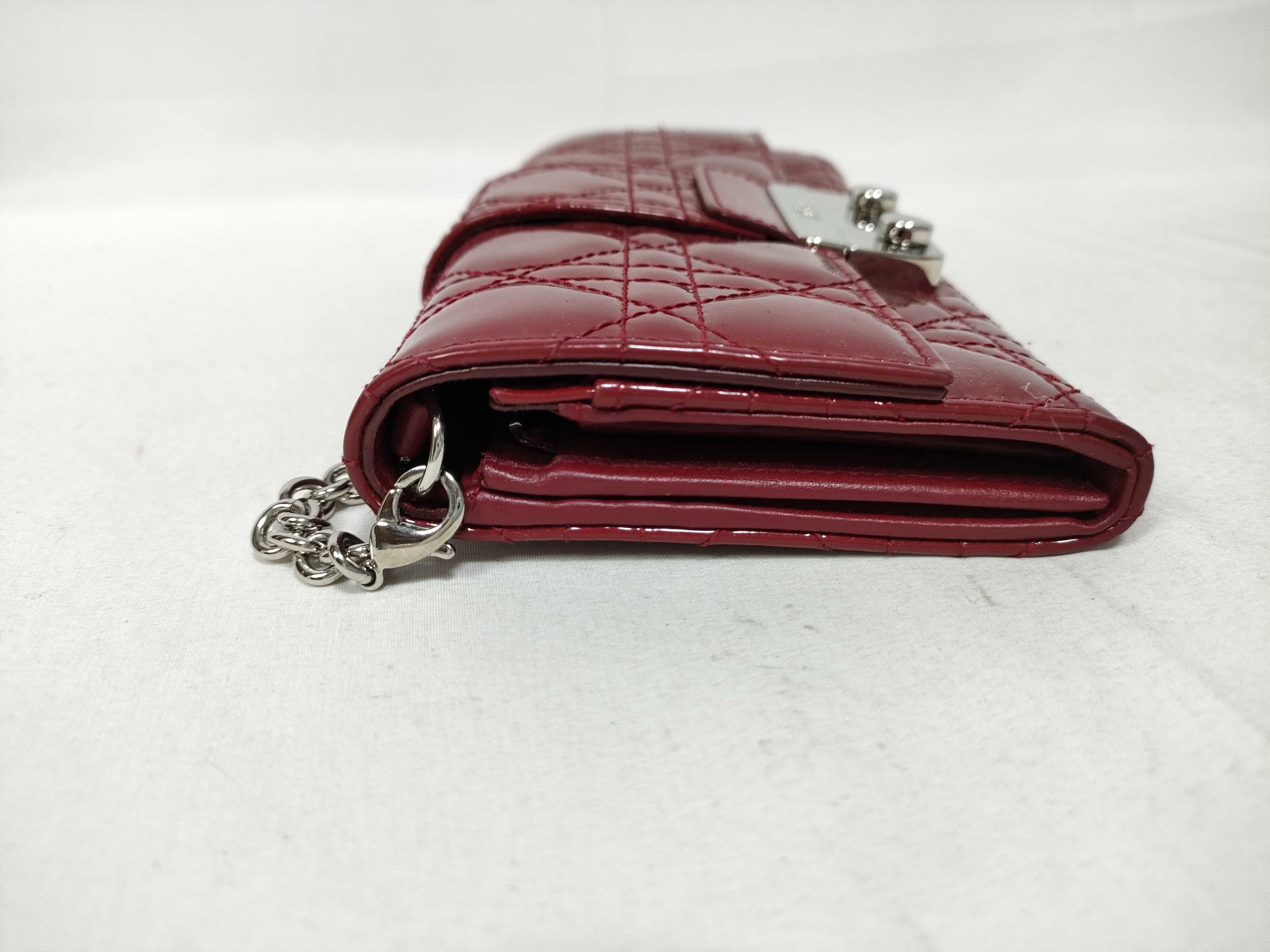 Red Enamel Chain Wallet — view 7
