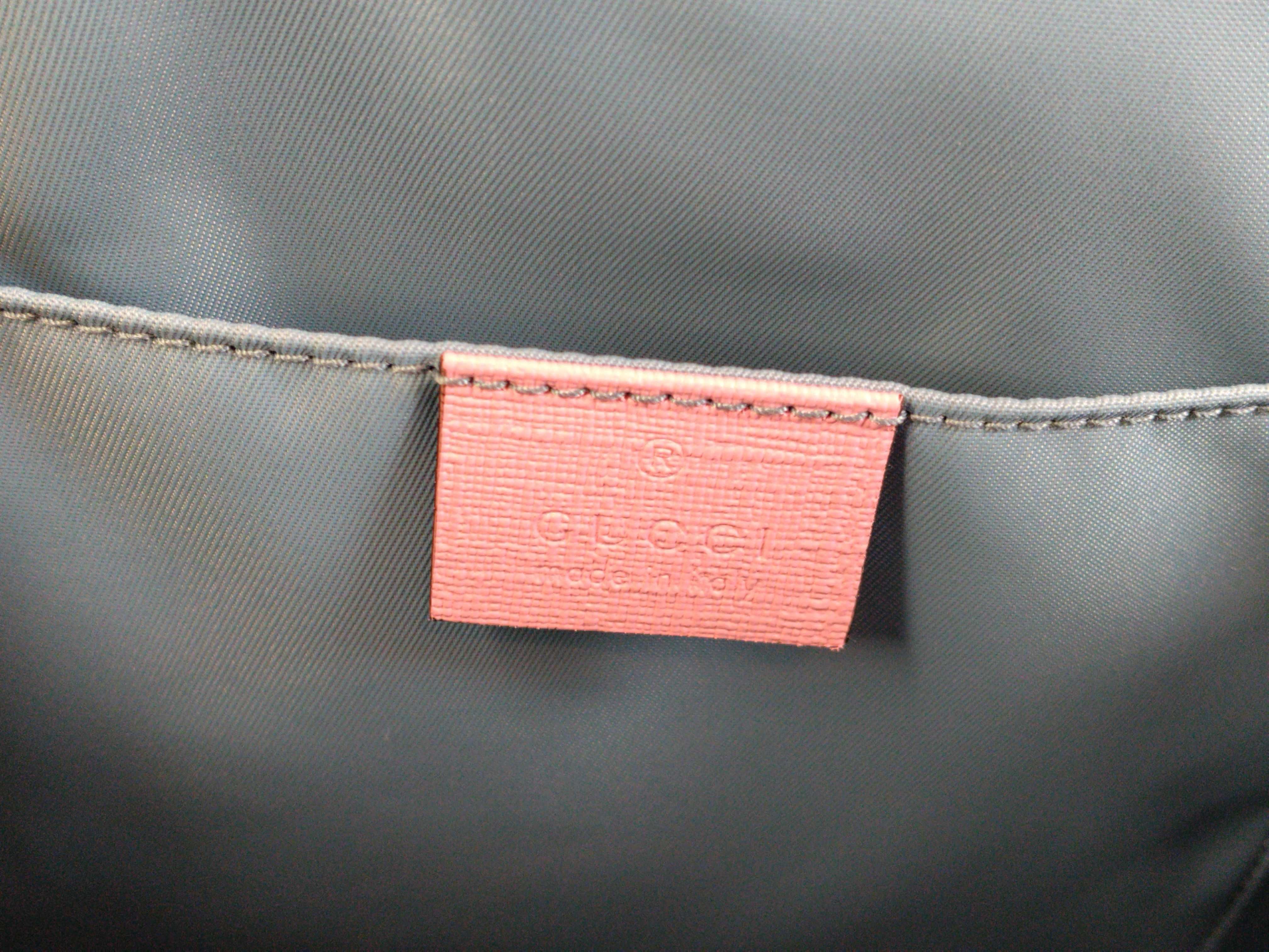 GG Supreme x Higuchi Yuko GG Supreme Children's PVC x Leather 2-Way Handbag Beige x Pink 630542 Handbag — view 12