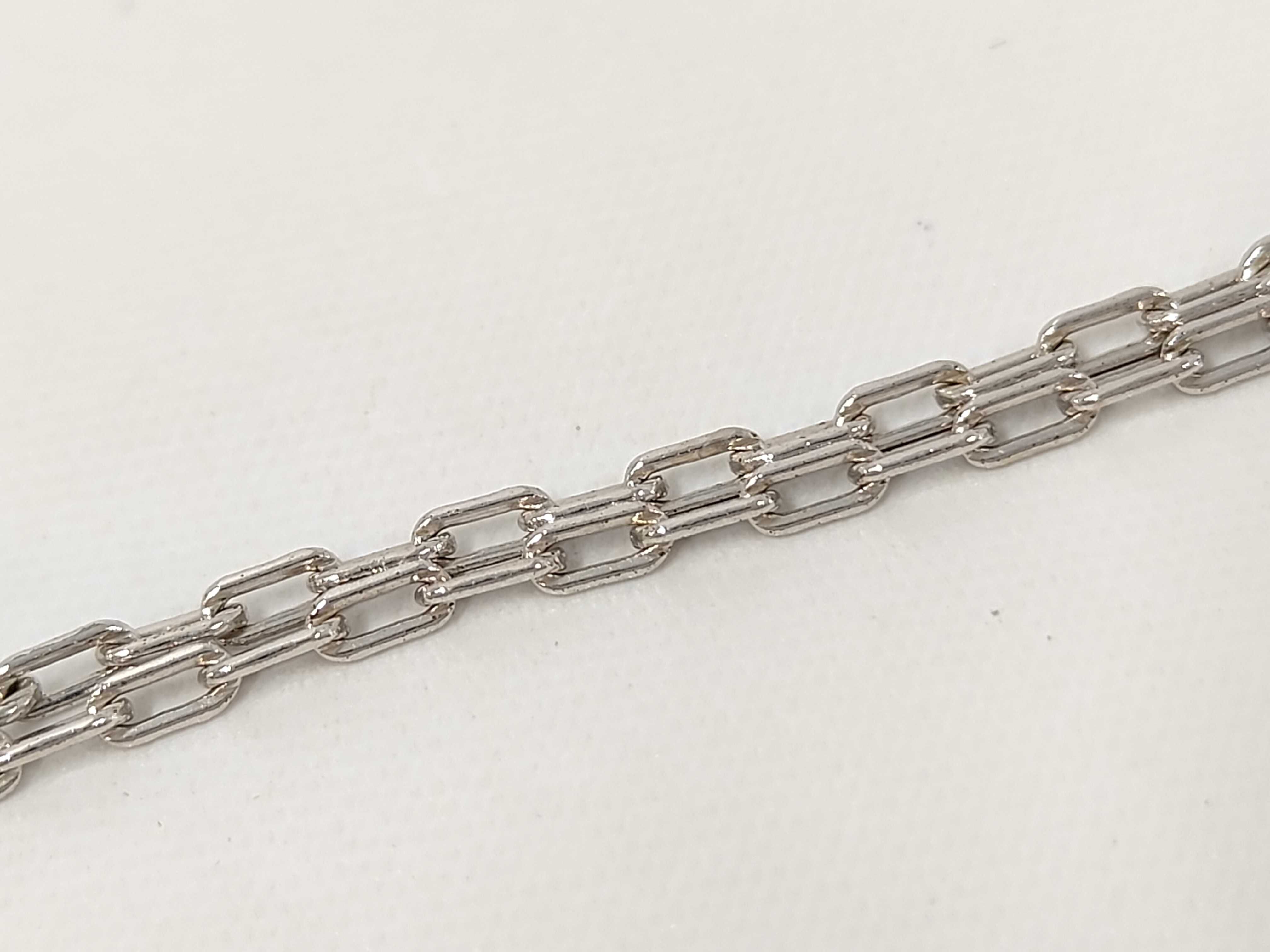 GG Logo Black Silver Necklace — view 4