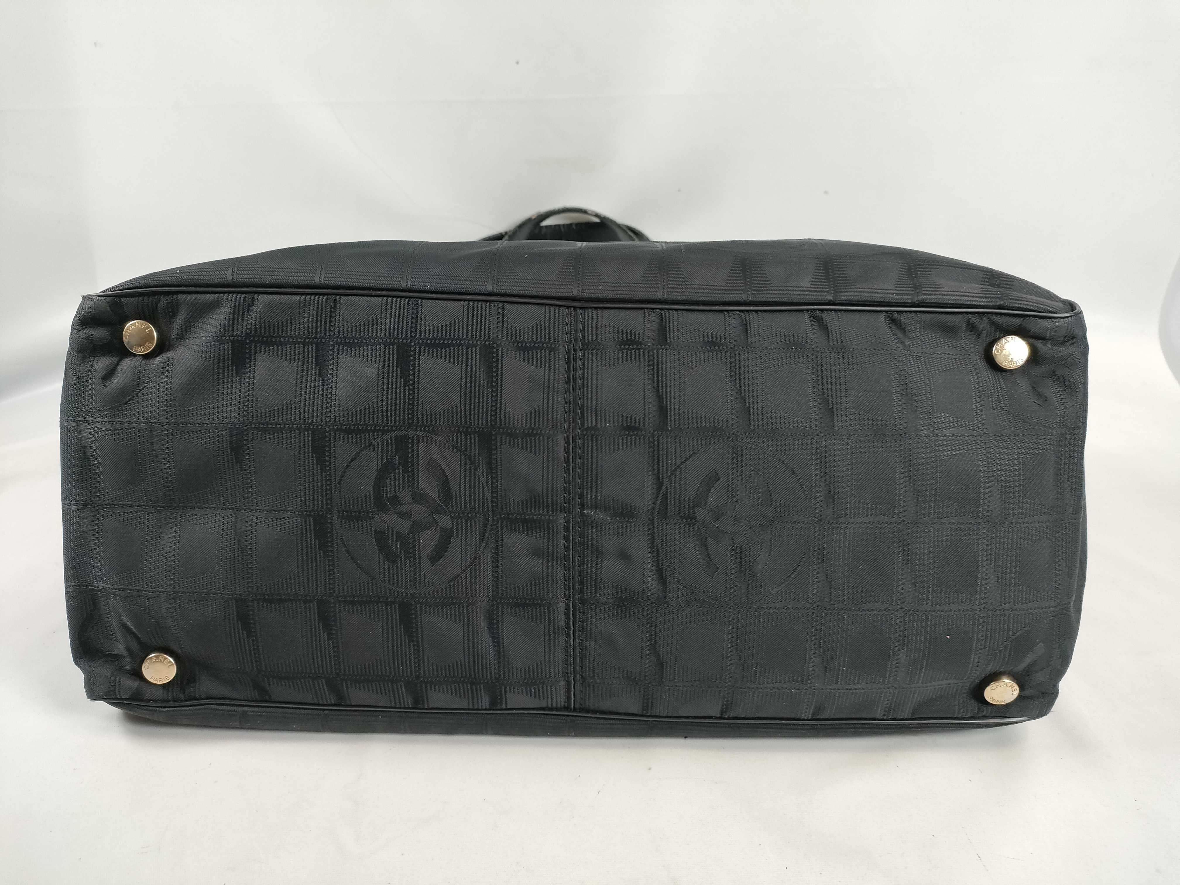 New Travel Line Black Tote Bag — view 7