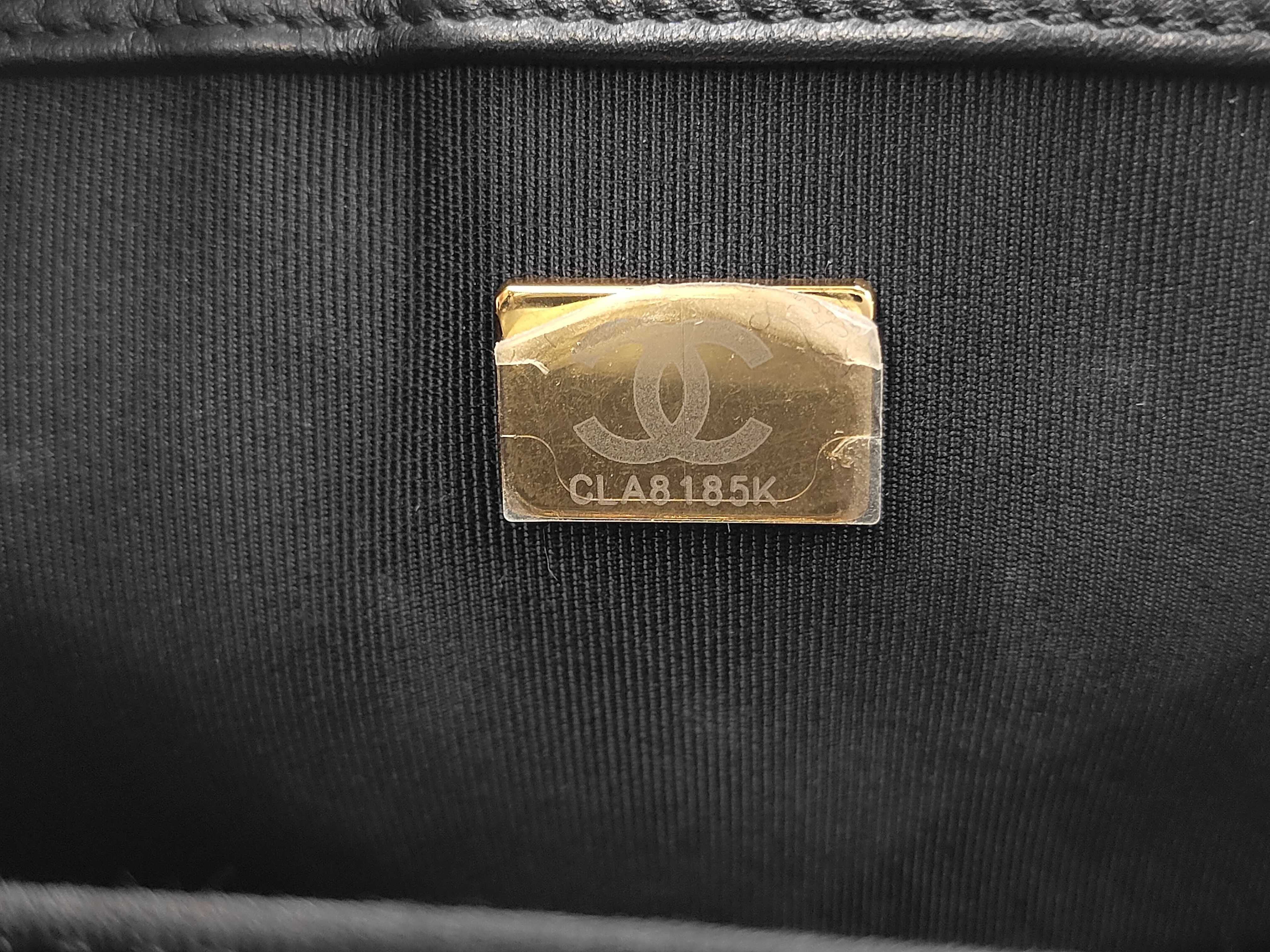 Lambskin Black Boy Chanel RFID Shoulder Bag — view 15