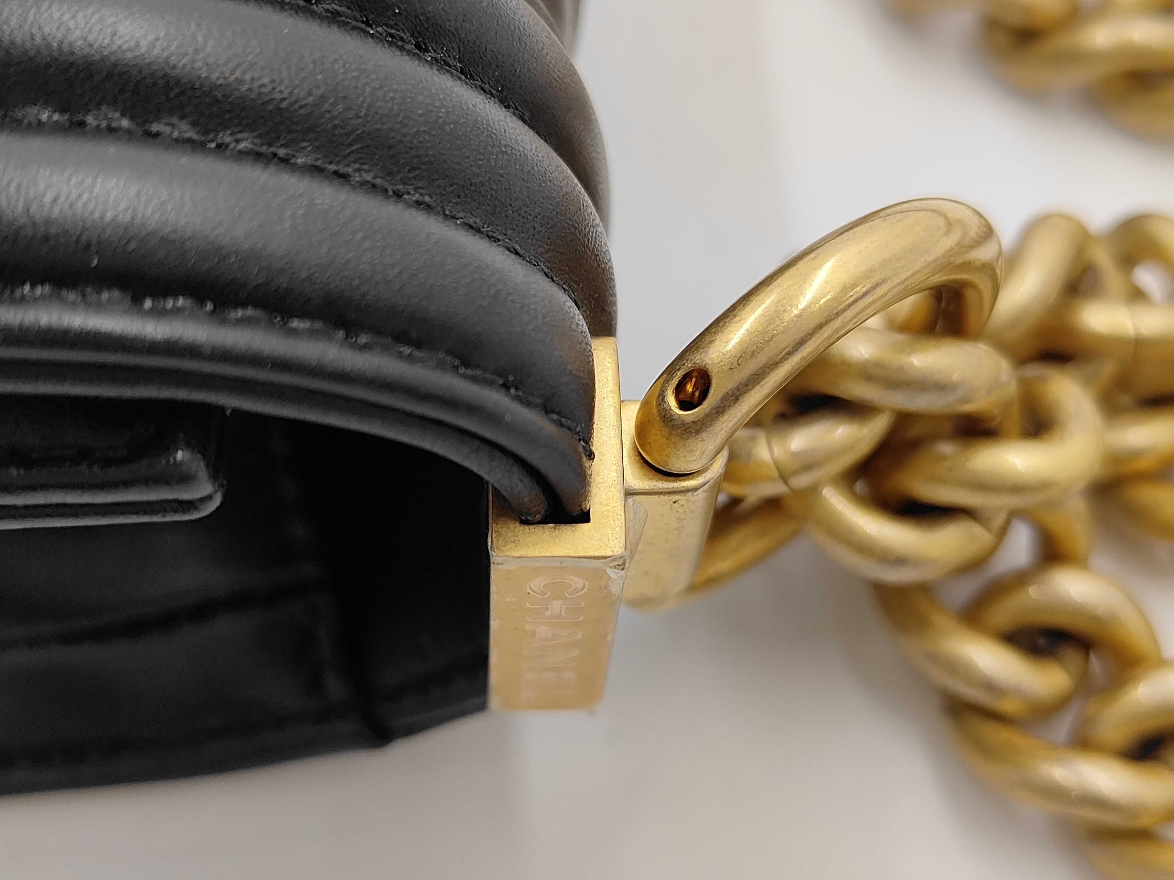 Lambskin Black Boy Chanel RFID Shoulder Bag — view 6