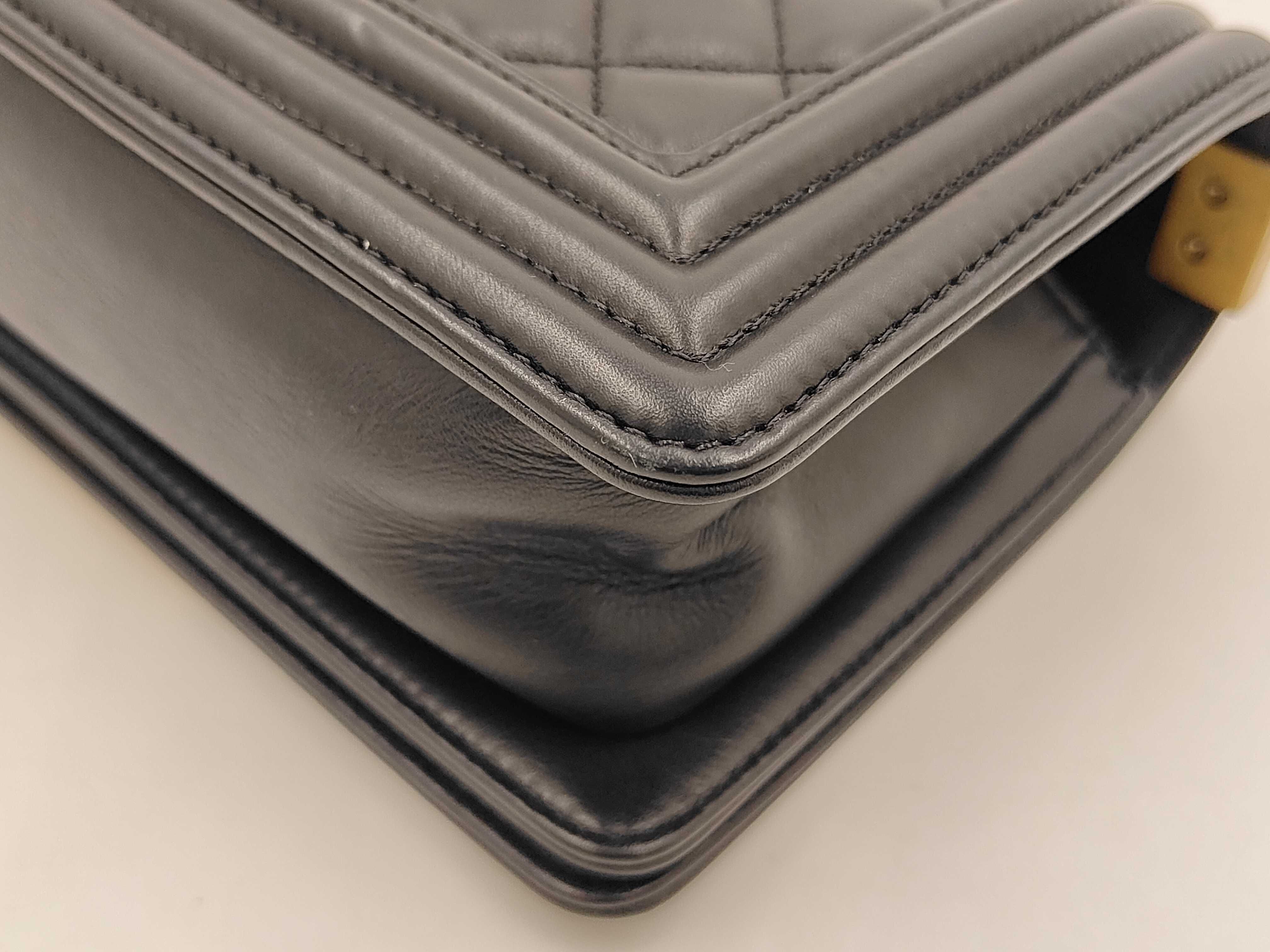 Lambskin Black Boy Chanel RFID Shoulder Bag — view 8