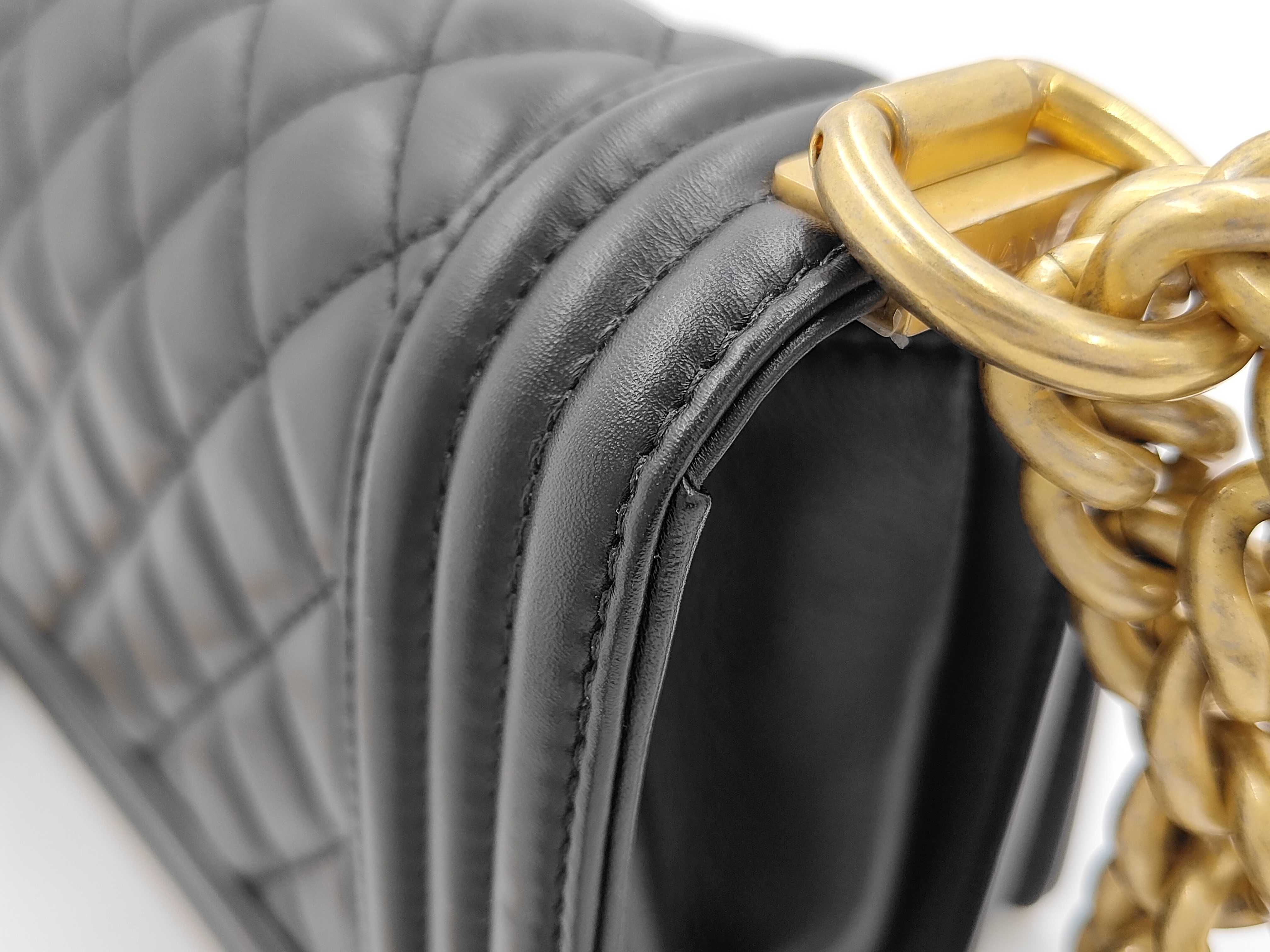 Lambskin Black Boy Chanel RFID Shoulder Bag — view 10