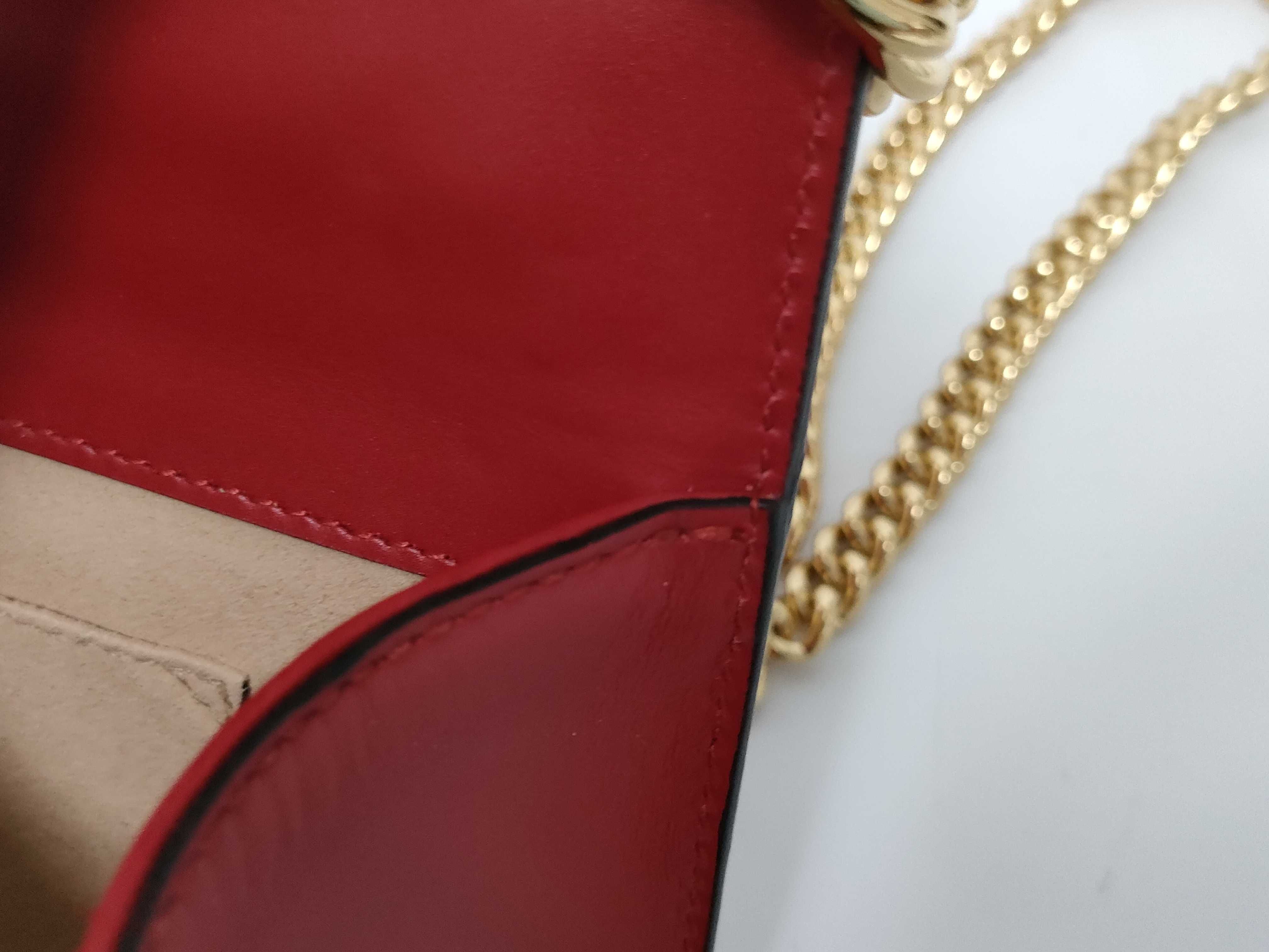 Guccissima Gucci Padlock Box Bag Red Shoulder Bag — view 10