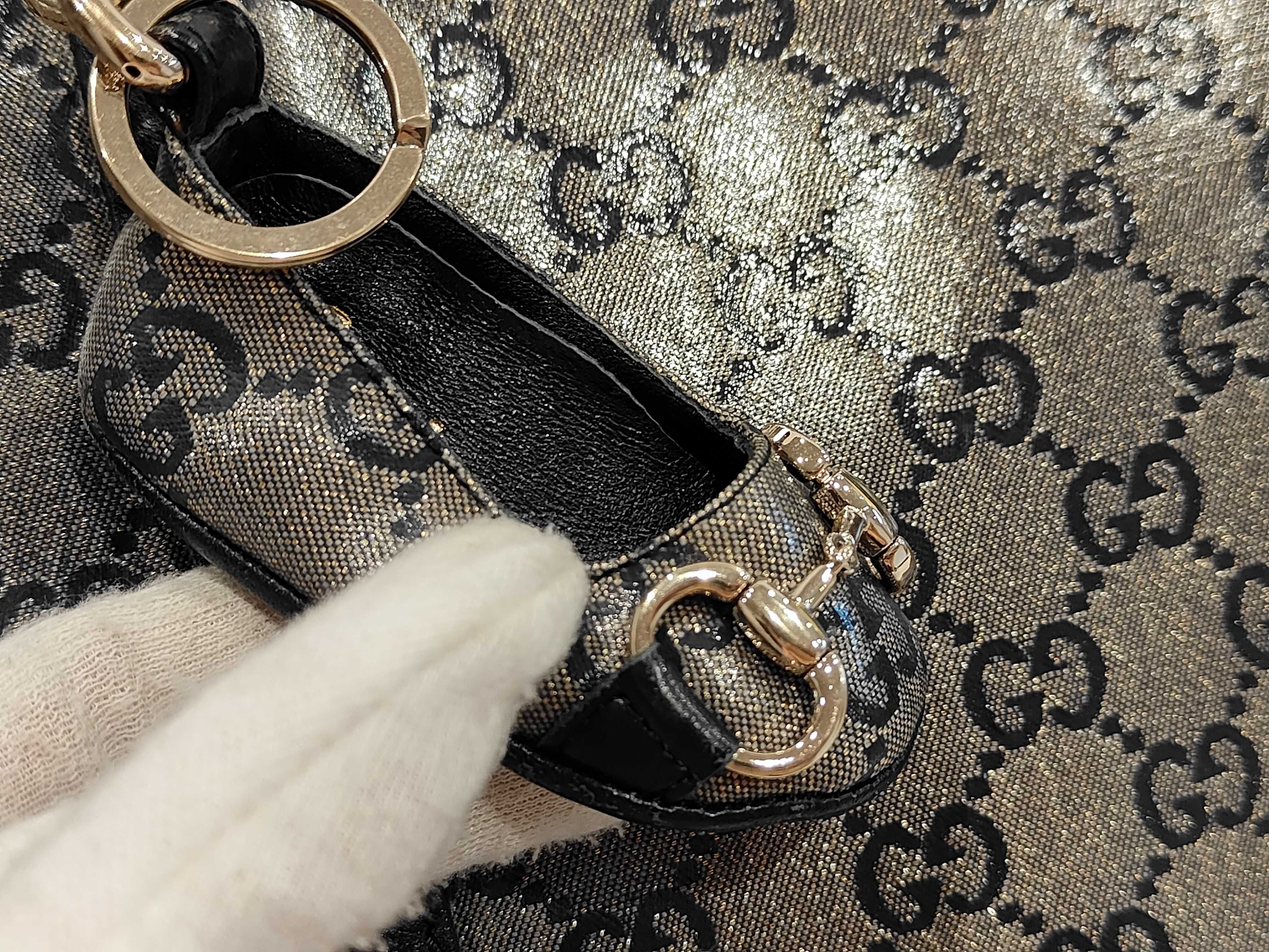 GG Supreme Tote Bag with Charm 197954 Tote Bag — view 8