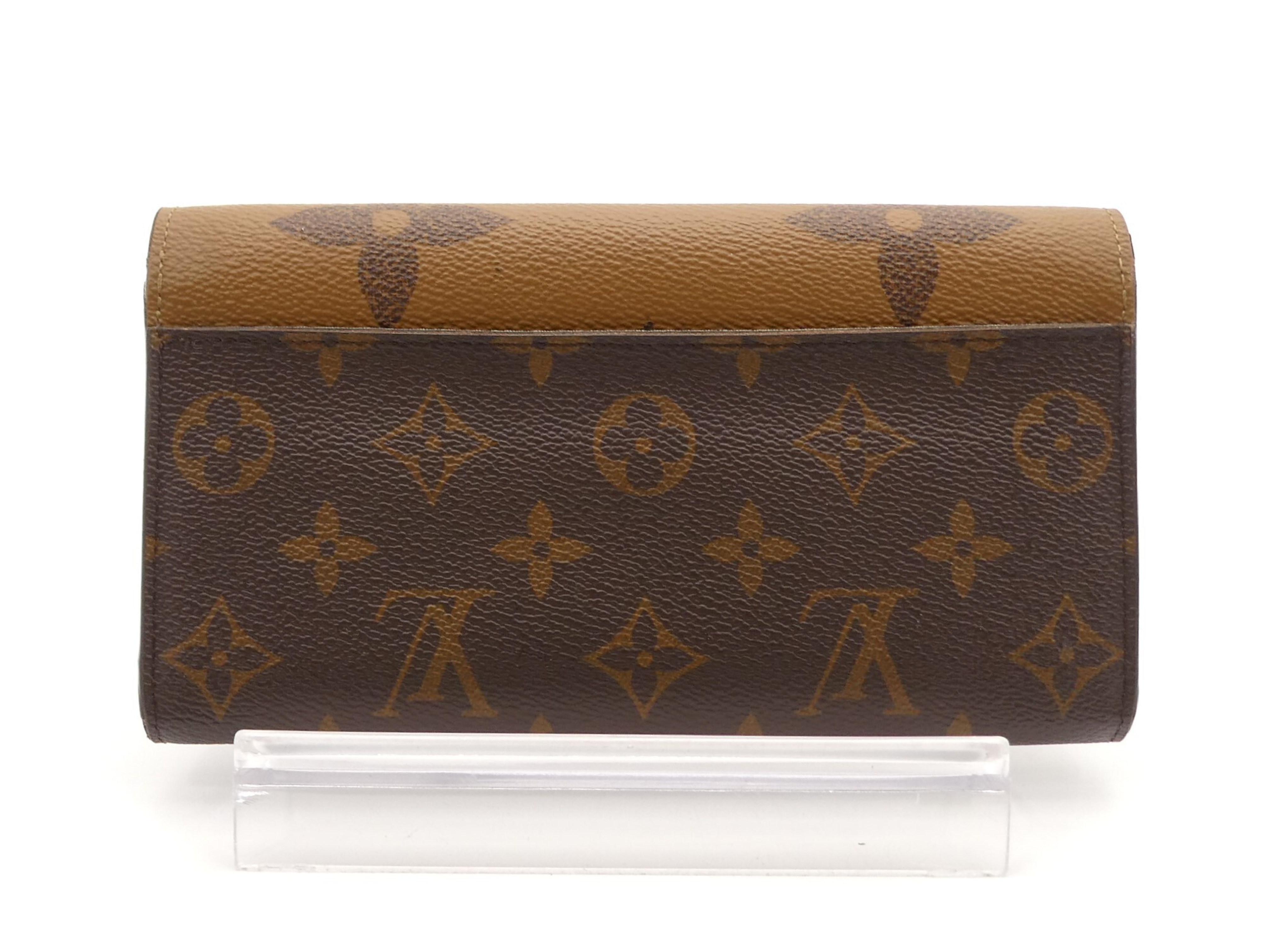 Monogram Giant Reverse Portefeuille Sarah Wallet (IC sensor enabled) — view 2