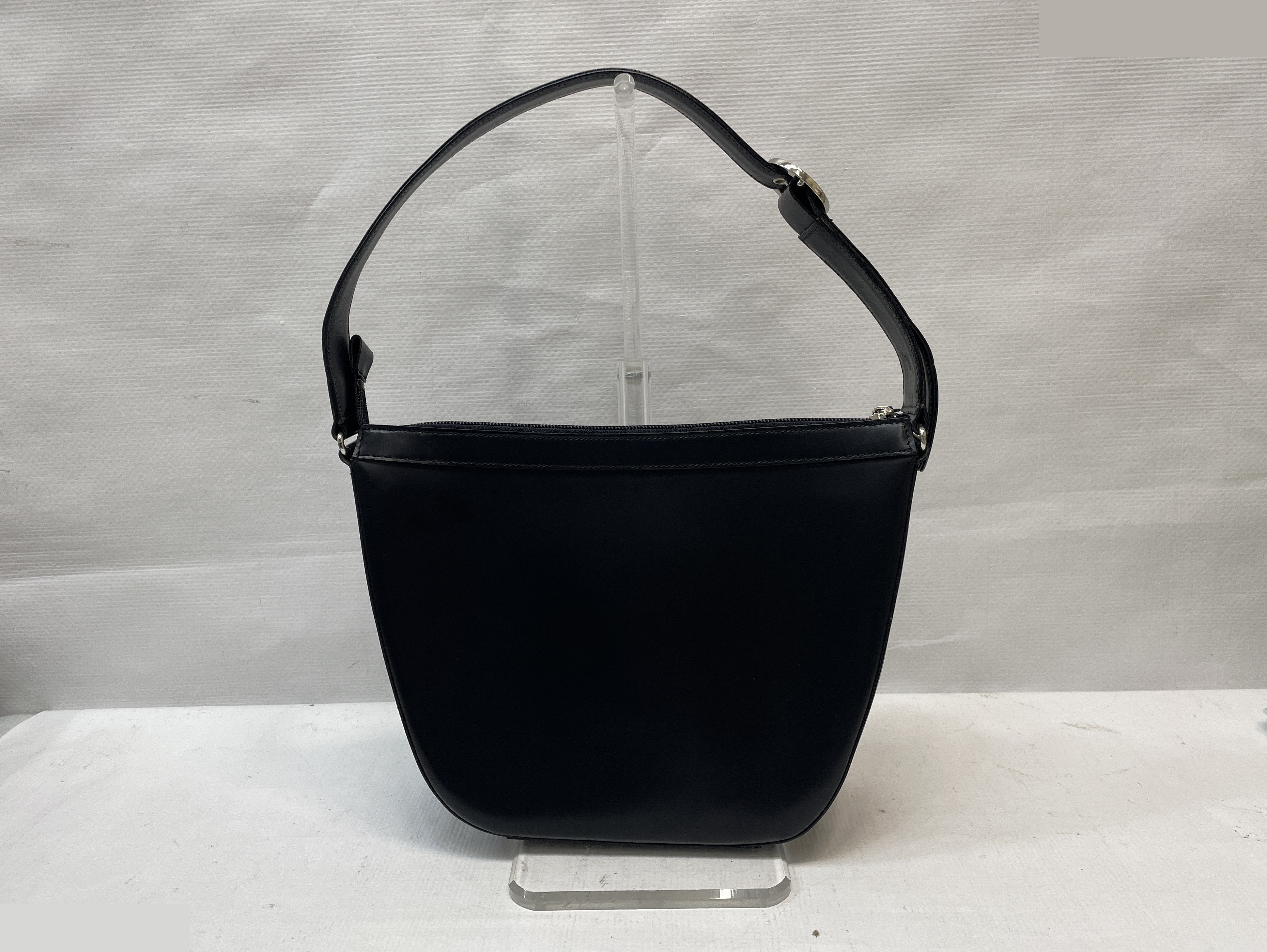 Genuine Leather Nova Check One-Shoulder Bag — view 2