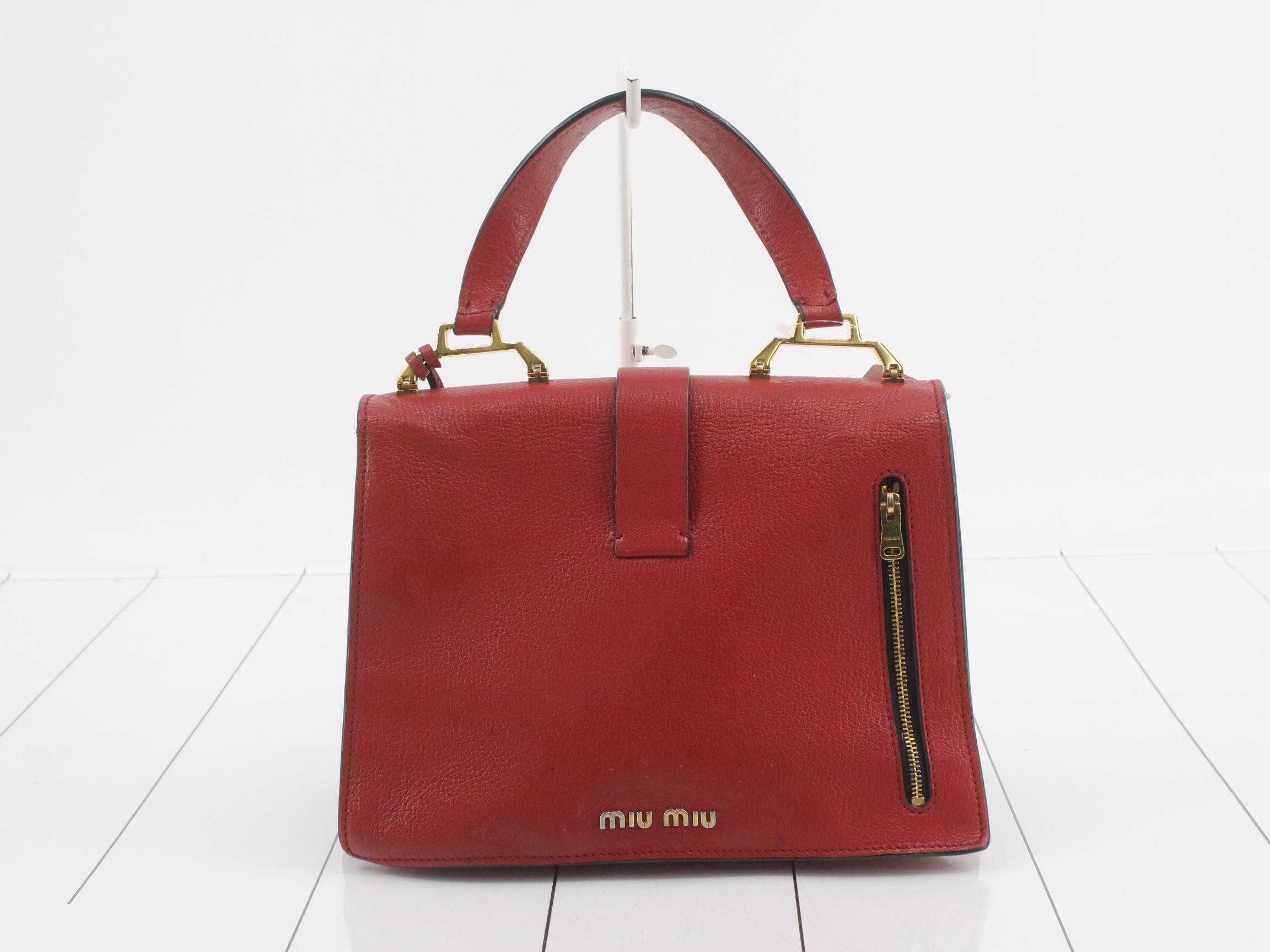 Other lines: Bags & Handbags, Leather, Red — view 2
