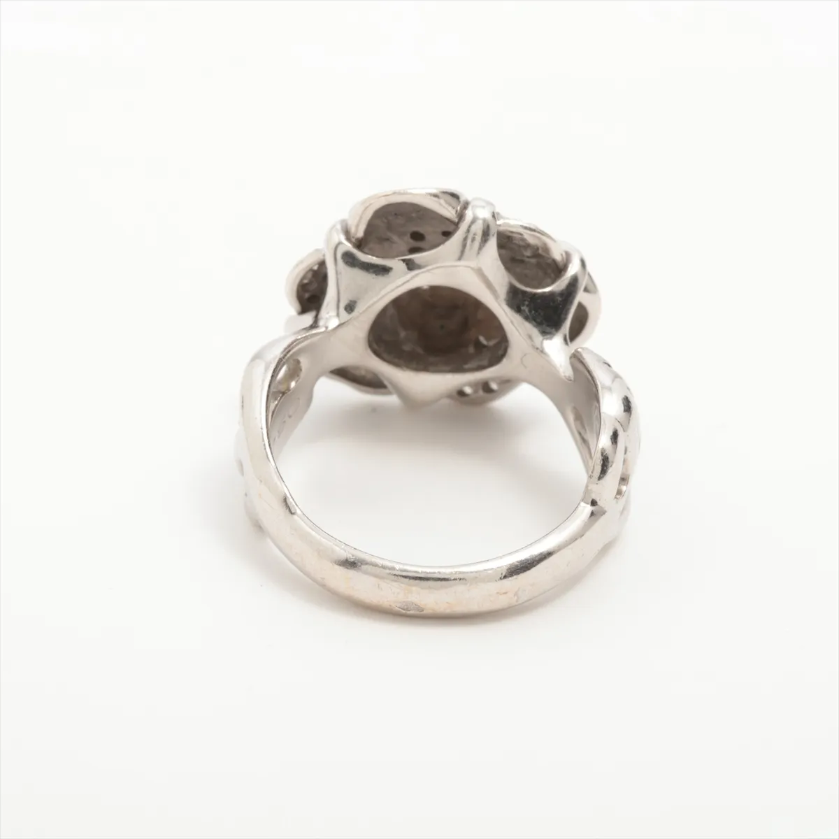 Camellia Diamond Ring, 750 (WG), 10.2g, 9H985, — view 2