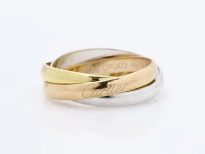 Au750 Trinity Ring 52 5.0g