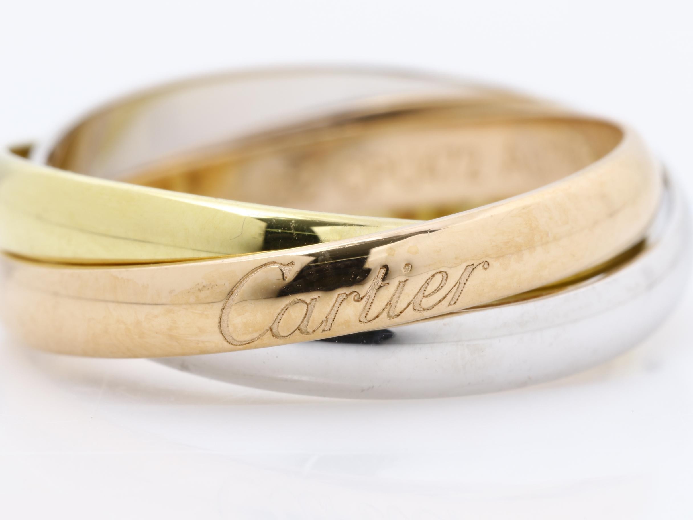 Au750 Trinity Ring 52 5.0g — view 2
