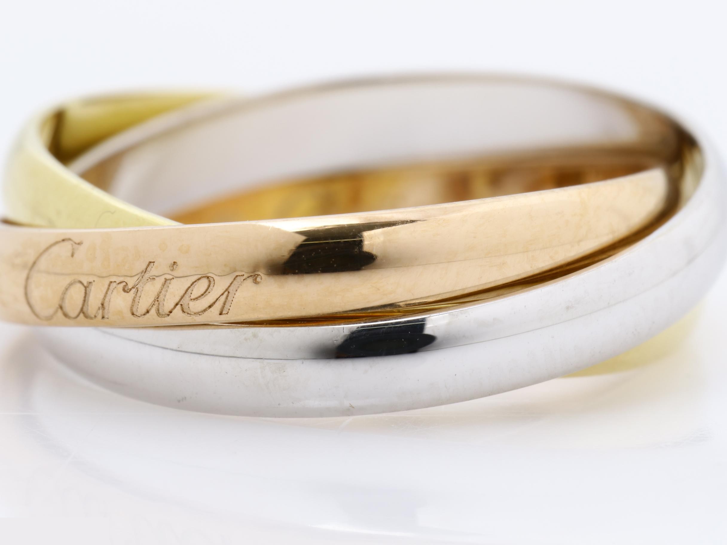Au750 Trinity Ring 52 5.0g — view 3